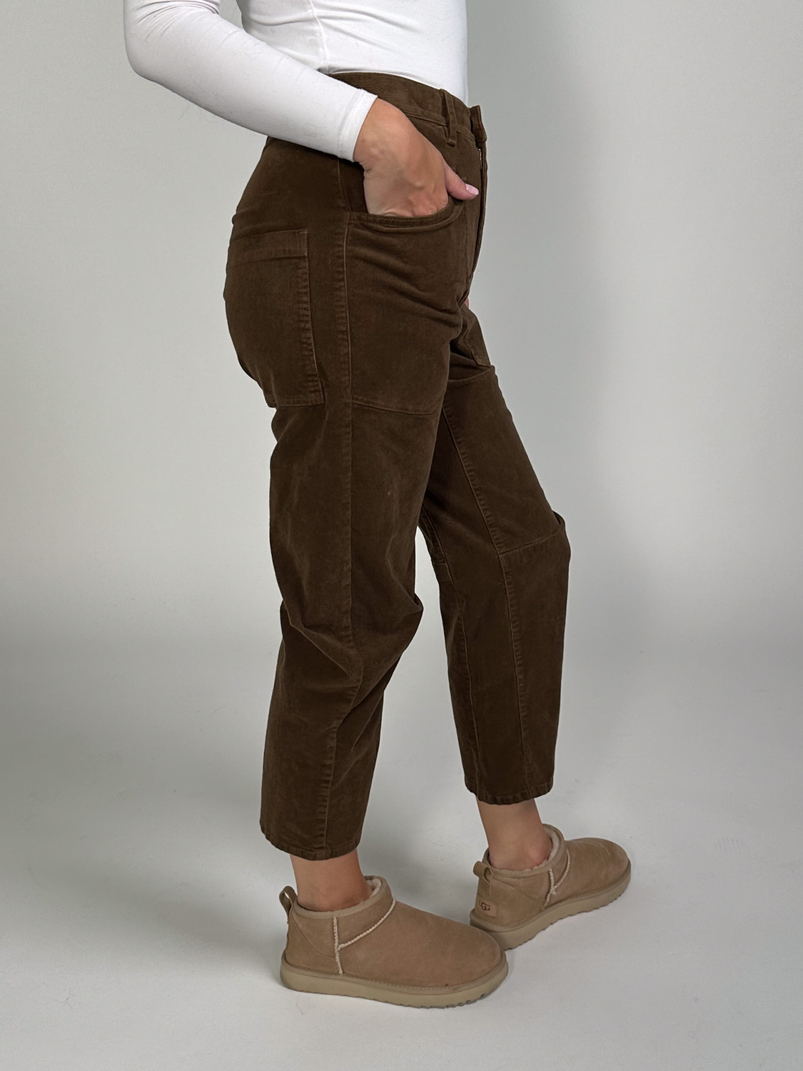 Nili Lotan Shon Pant – trousers made of corduroy brown 40 Nili Lotan Shon Pant – trousers made of corduroy brown 40