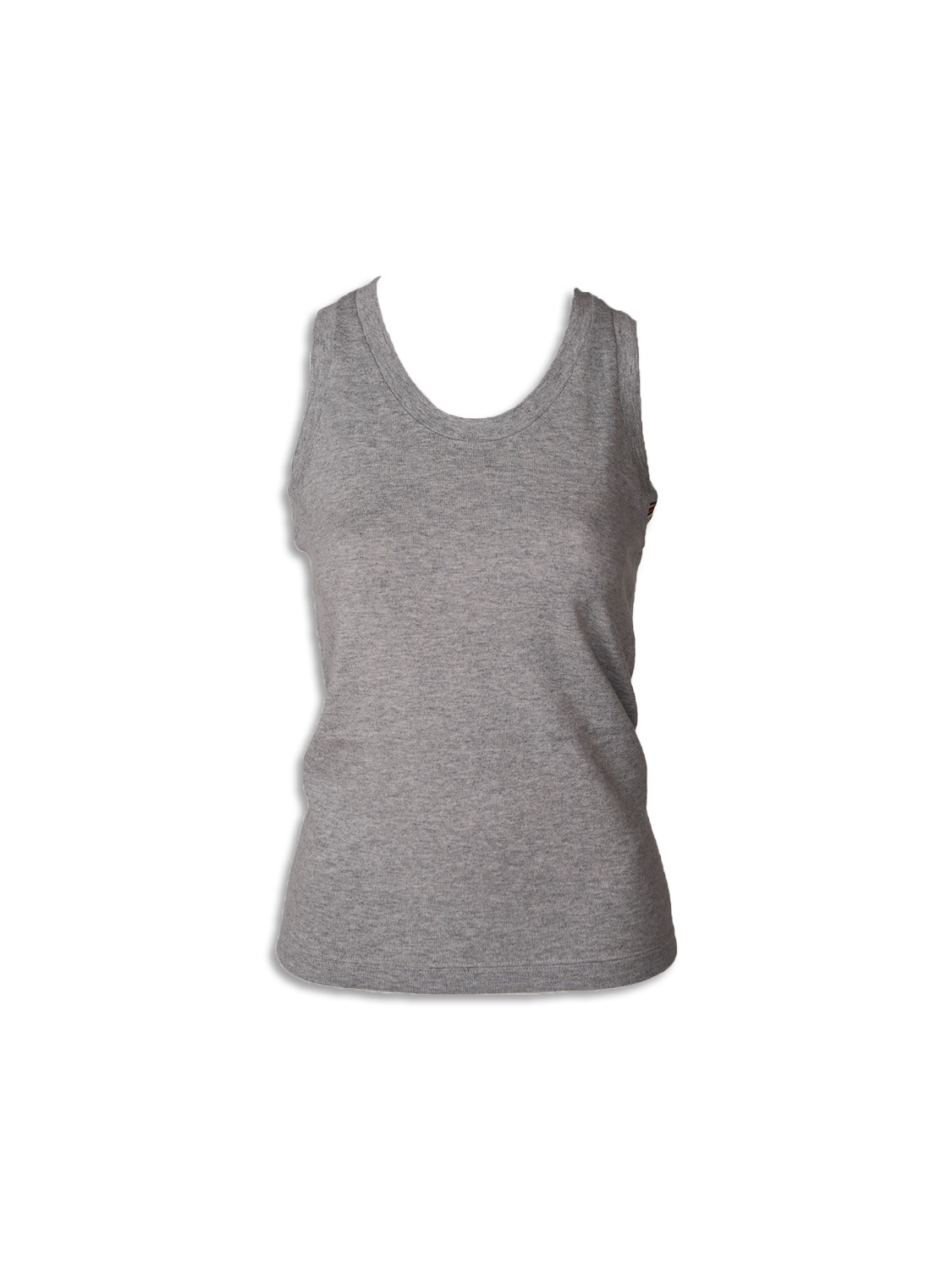 n° 271 Vest Mesh - Top with perforated knit in cashmere-cotton blend