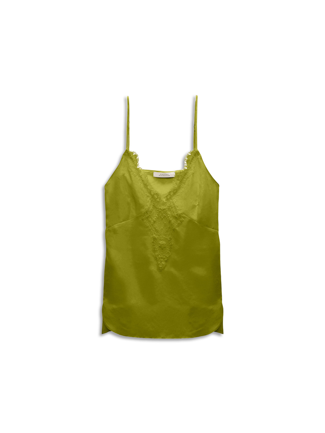 Dorothee Schumacher Heritage - Top en dentelle avec une partie en coton  vert 34