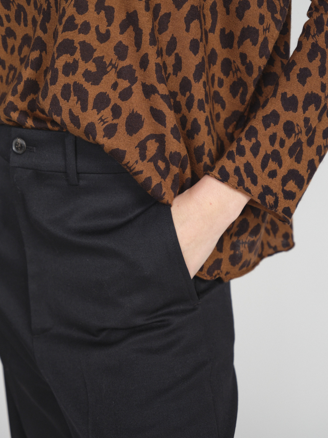 friendly hunting Dolomite SC Cheetah - silk cashmere sweater with leo-design friendly hunting Dolomite SC Cheetah - silk cashmere sweater with leo-design