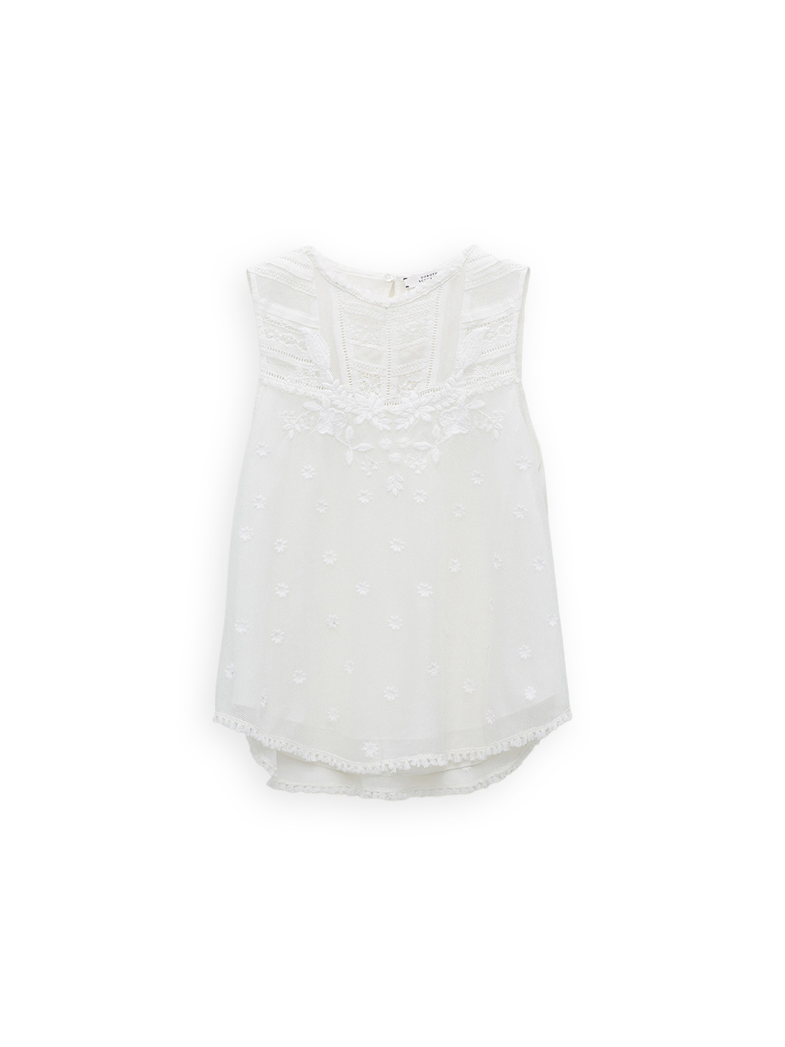 Dorothee Schumacher Stunning Dream – Blouse with lace  white XS