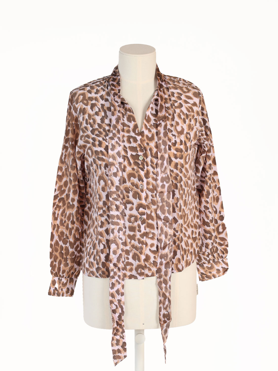 Dish – Silk blouse with print