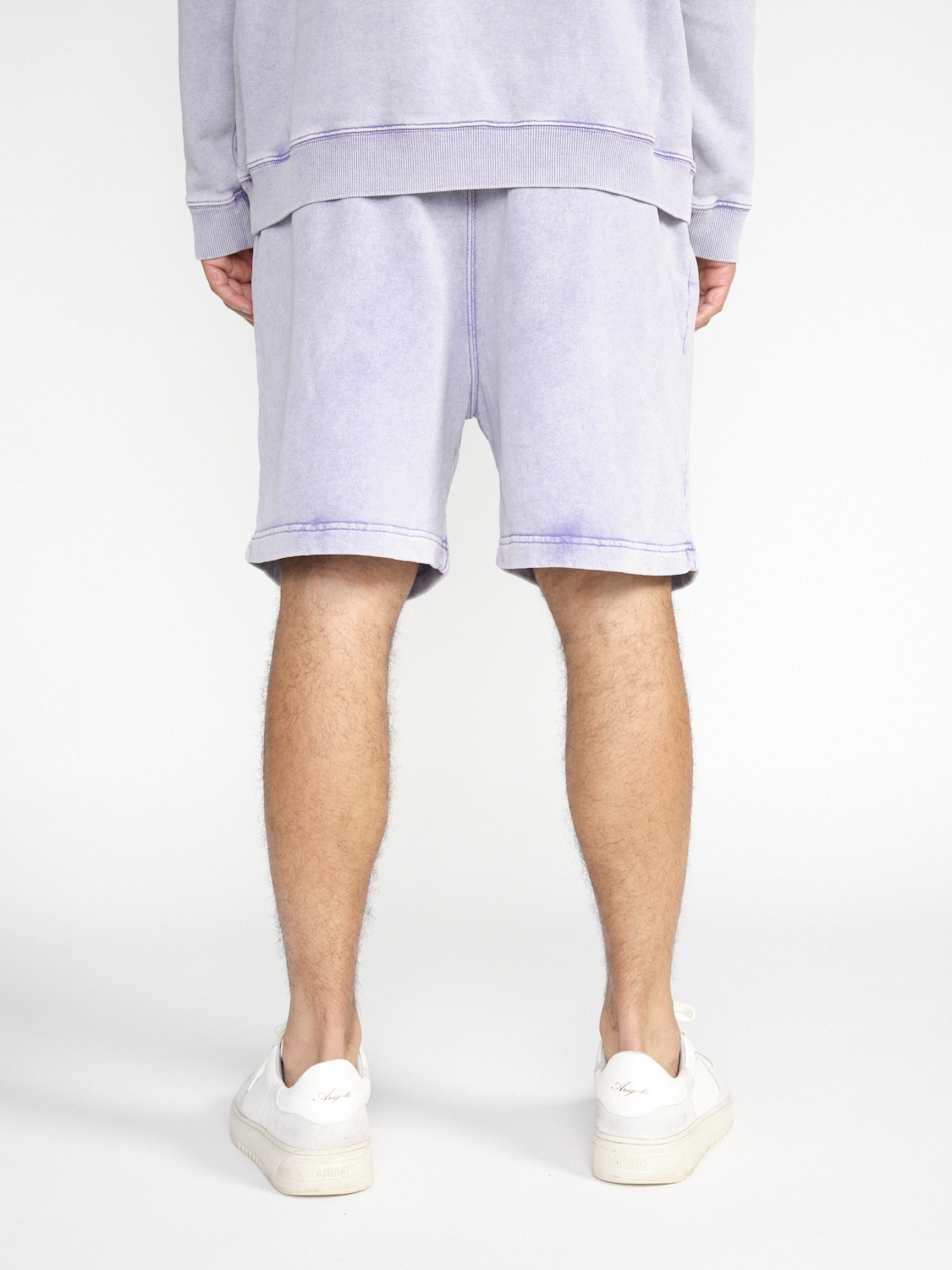 Dondup Verwaschene Baumwoll-Shorts 	  lila XL