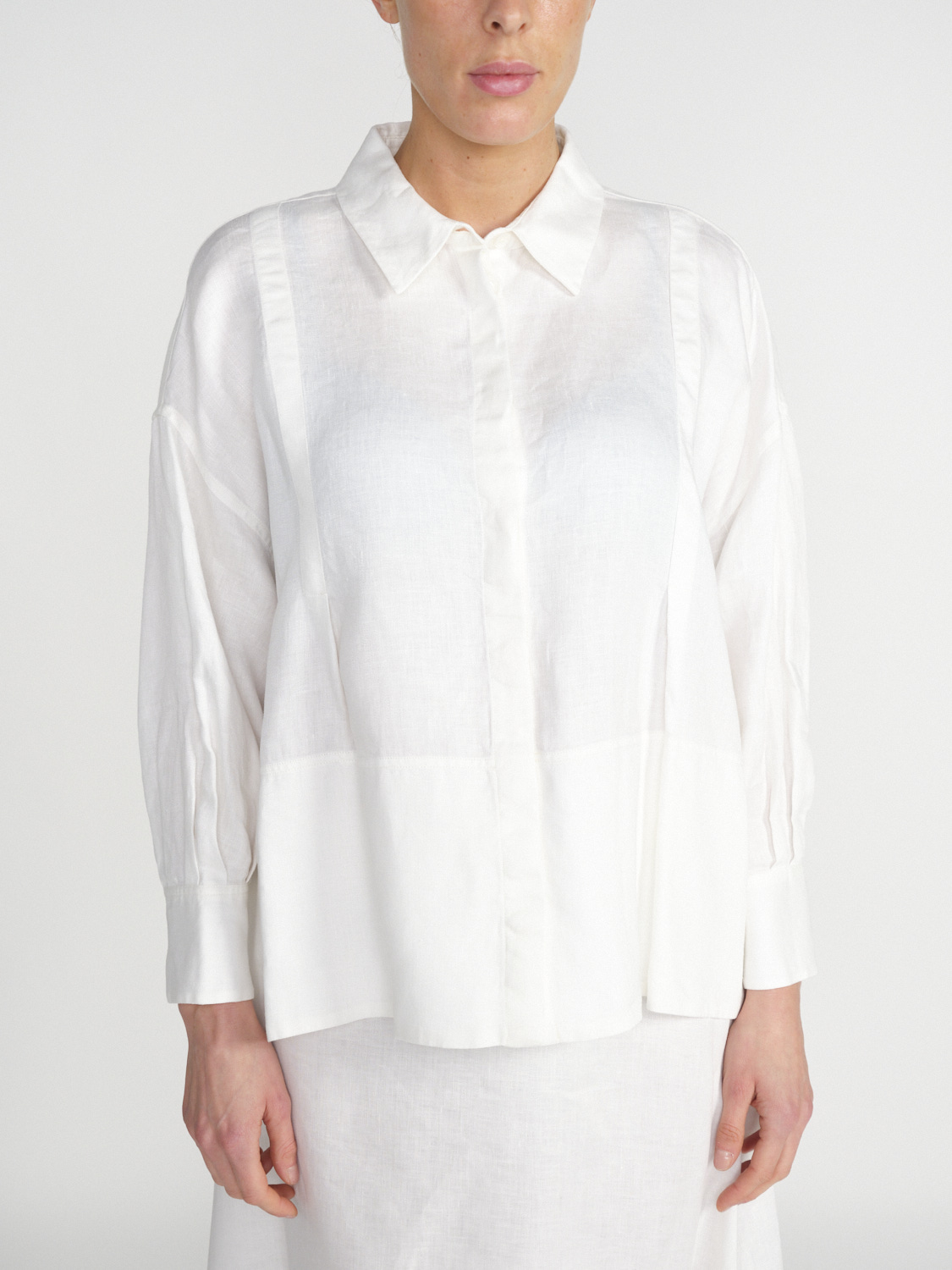 Iris von Arnim Laurita linen blouse  white 34
