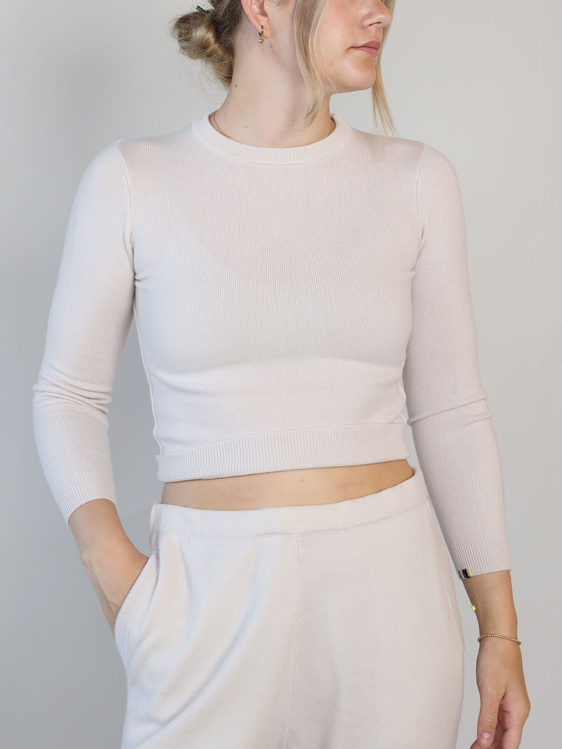 Extreme Cashmere n°98 Kid – Strickpullover aus Cashmere creme One Size Extreme Cashmere n°98 Kid – Strickpullover aus Cashmere creme One Size