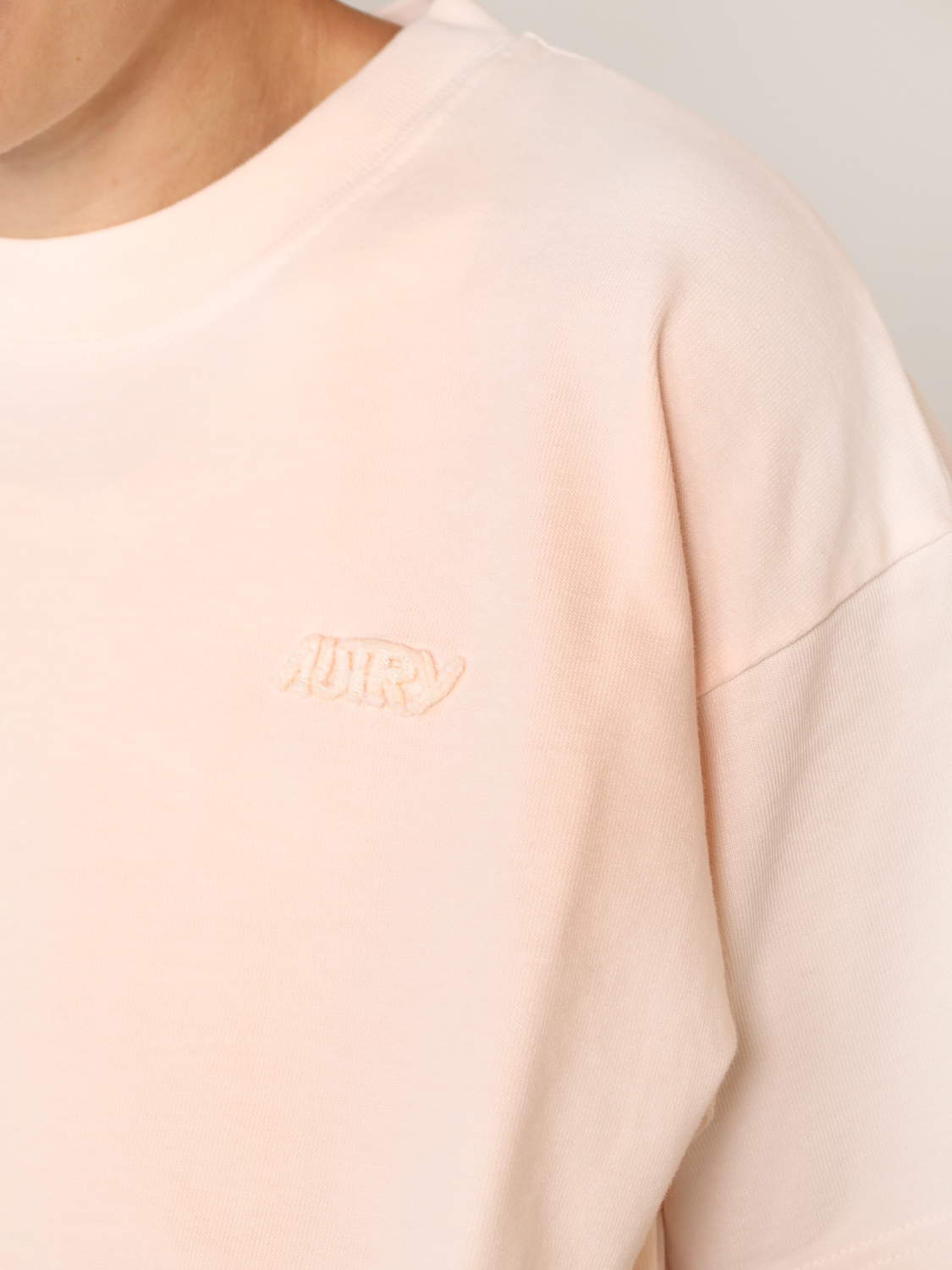 Autry Heavy Cotton T-Shirt  rosa XS