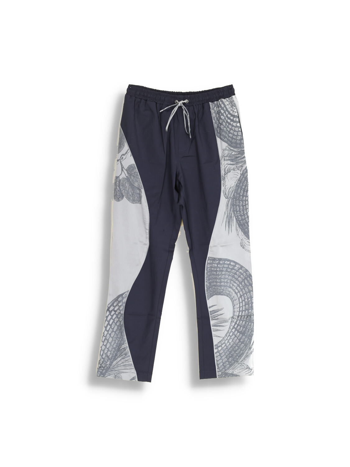 Pants Nosy Garden Eden - silk pants with print design