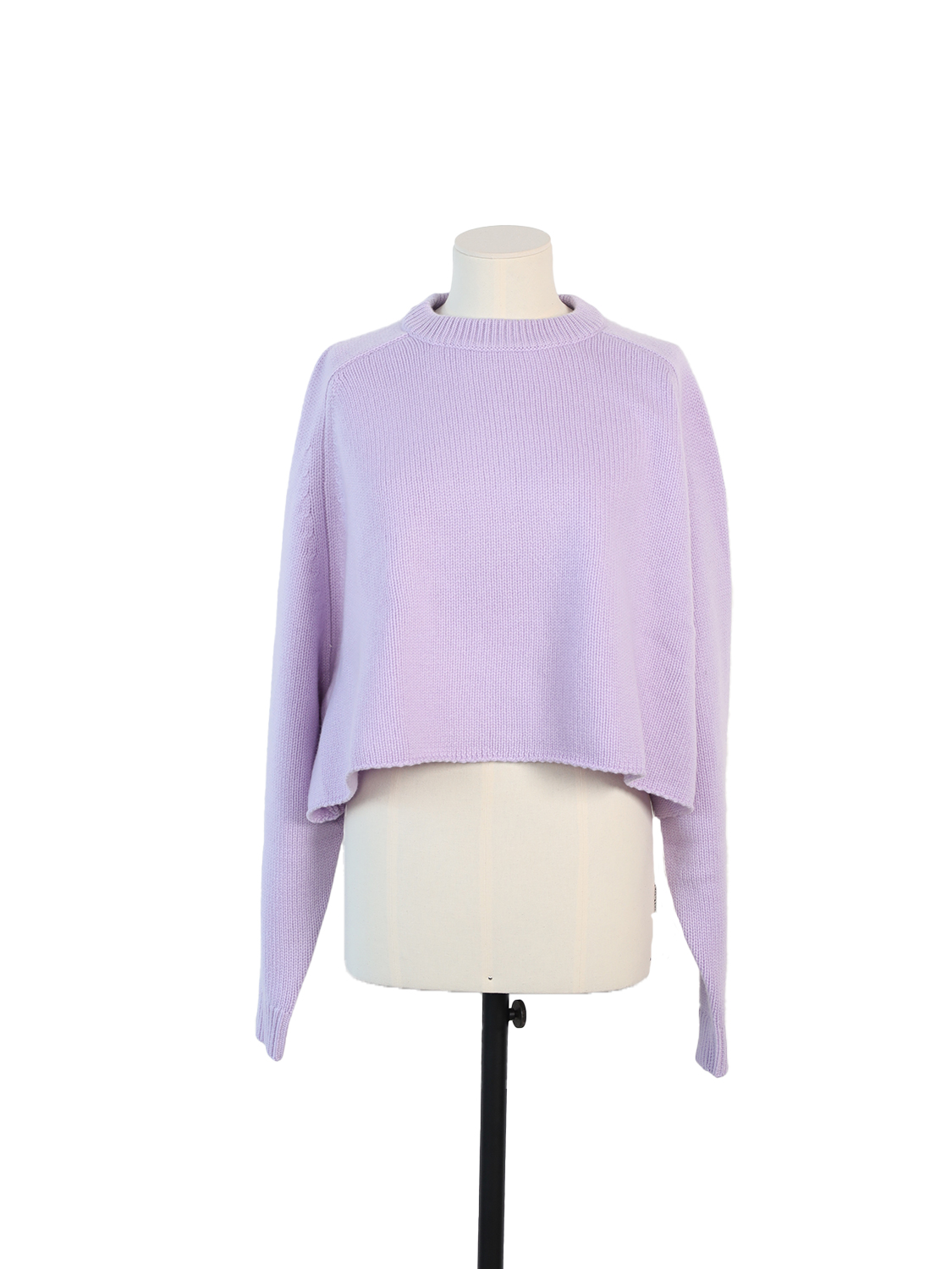 Lisa Yang Karine - Gestrickter Pullover mit Fledermausärmel  flieder One Size