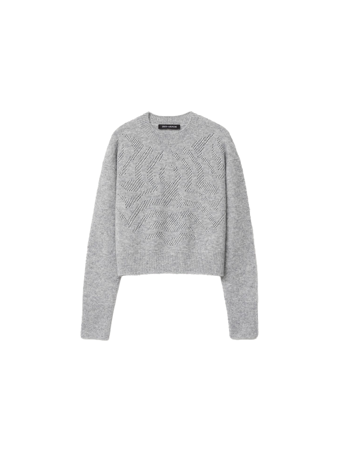 Iris von Arnim Sabana – Pullover aus Cashmere-Seide-Mix  hellgrau L
