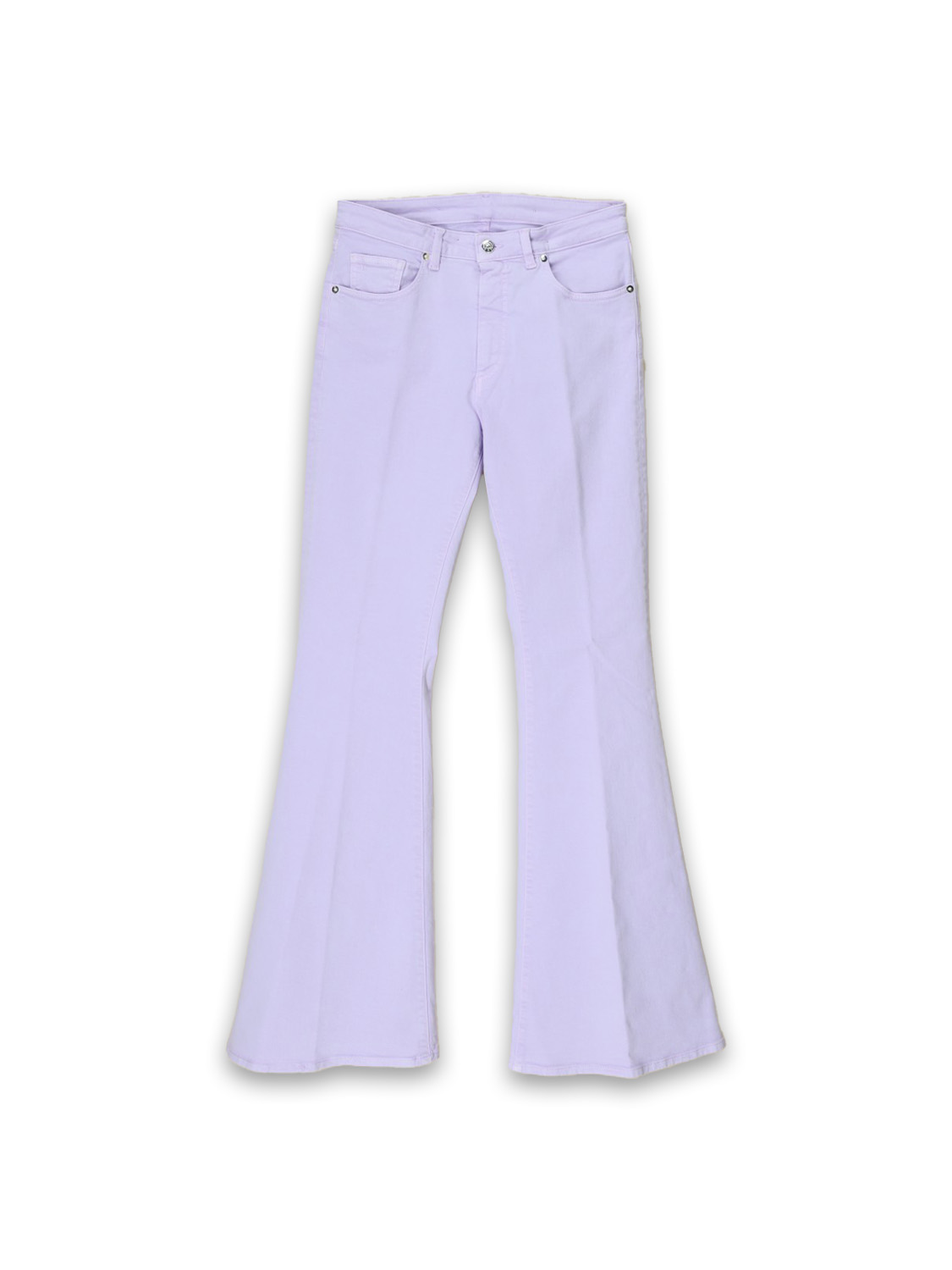 nine in the morning Emily - Jeans in cotone con risvolto   viola 26