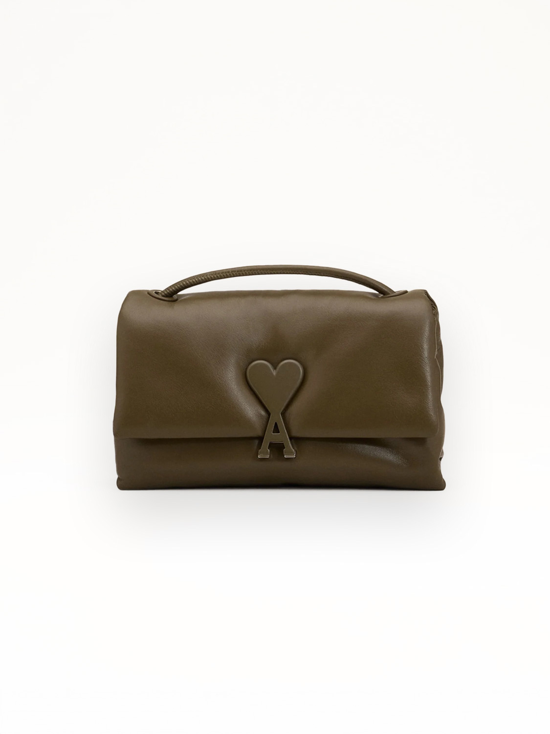Ami Paris  Leather bag brown One Size