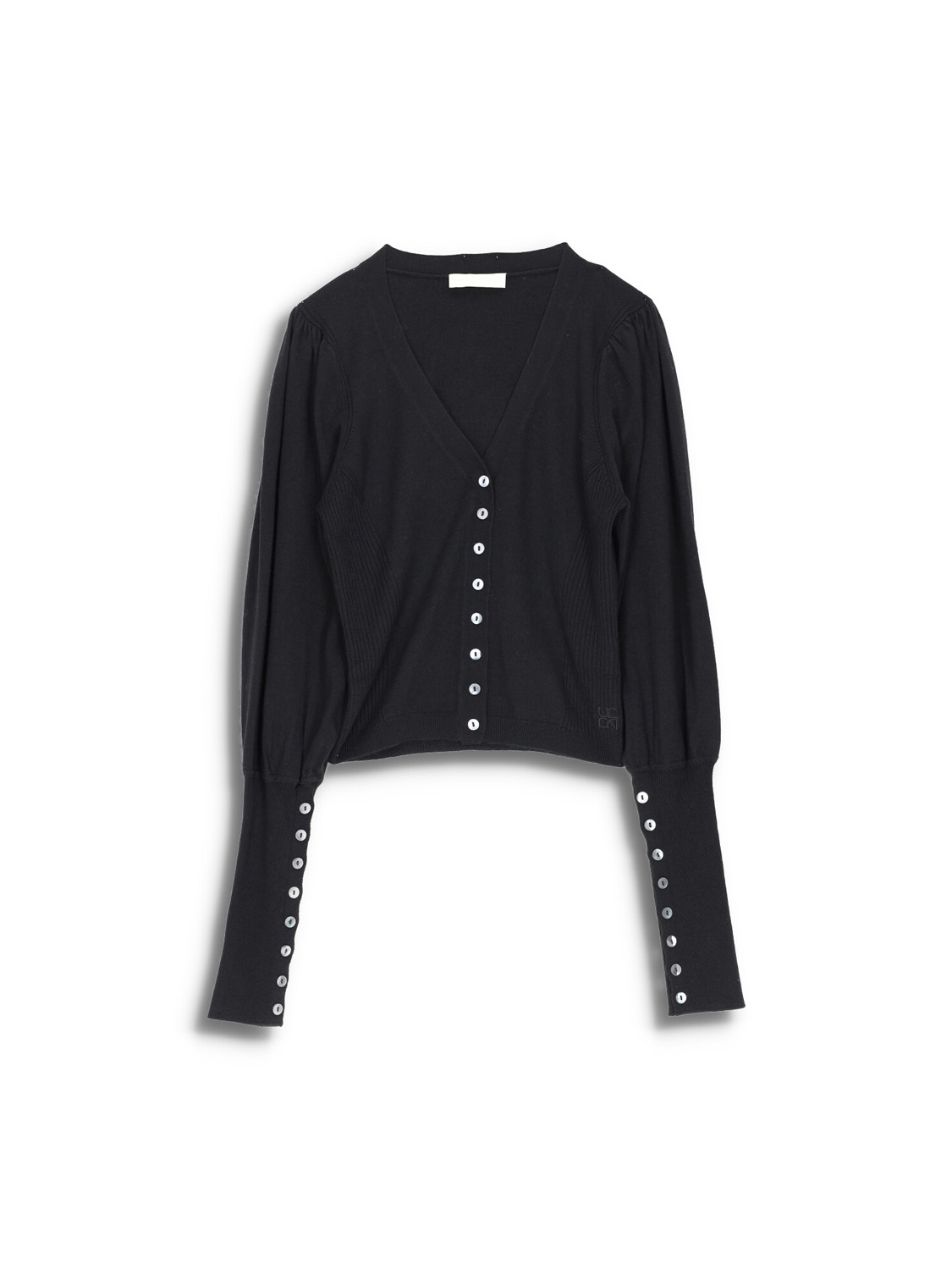 Leslie - Cardigan with button placket and long sleeves