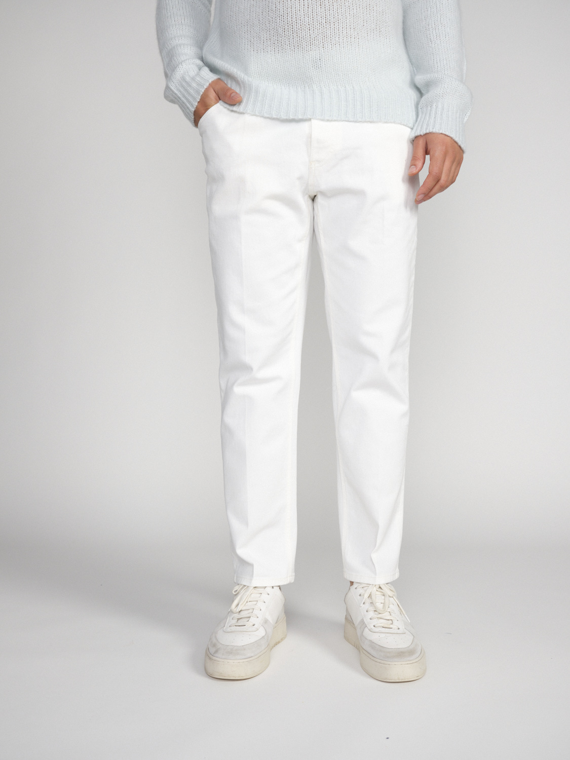 PT Torino Rebel - Jeans in cotone elasticizzato   bianco 32