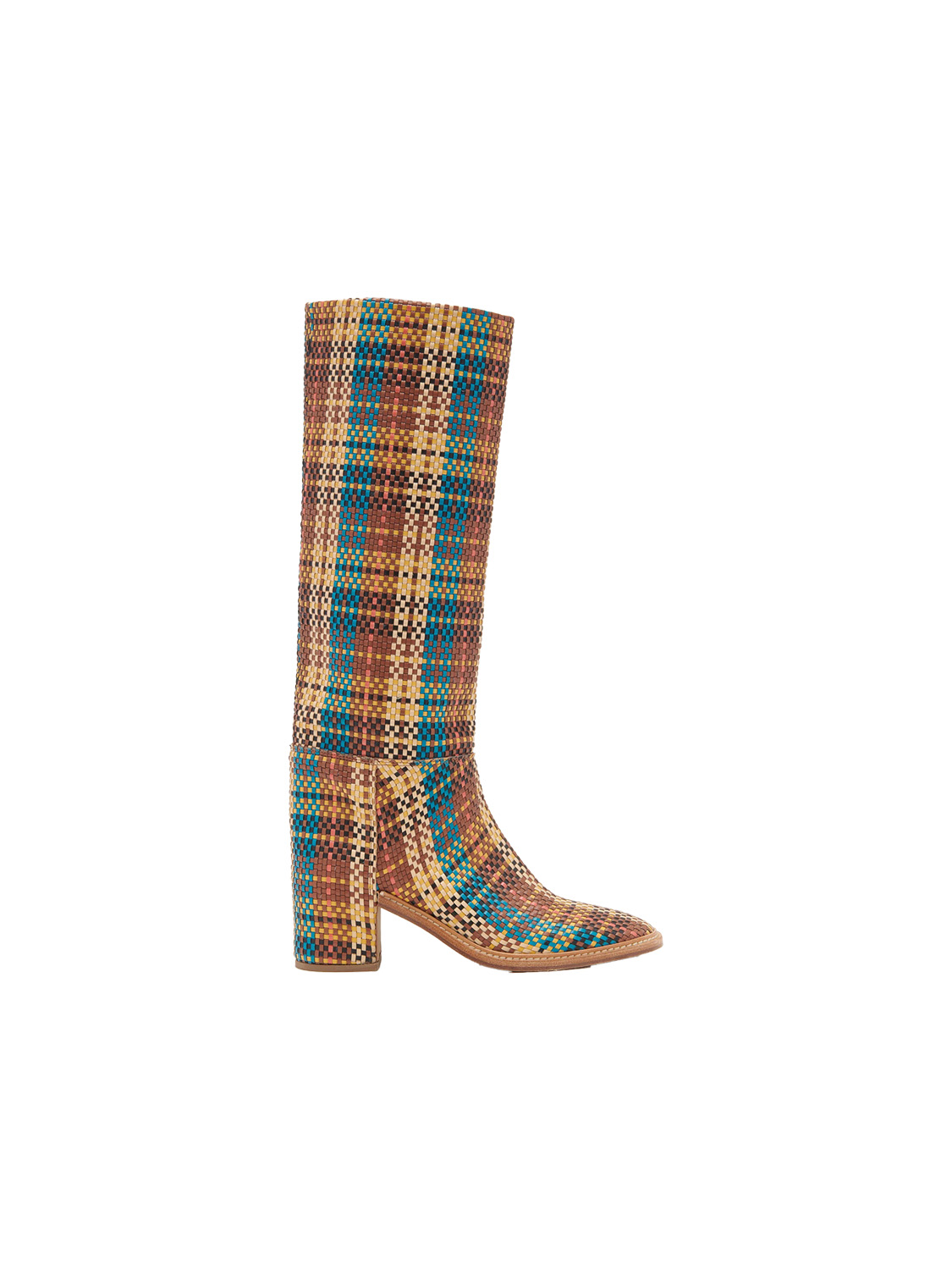 Ulla Johnson Woven Riding – Gewebter Reitstiefel     camel 37