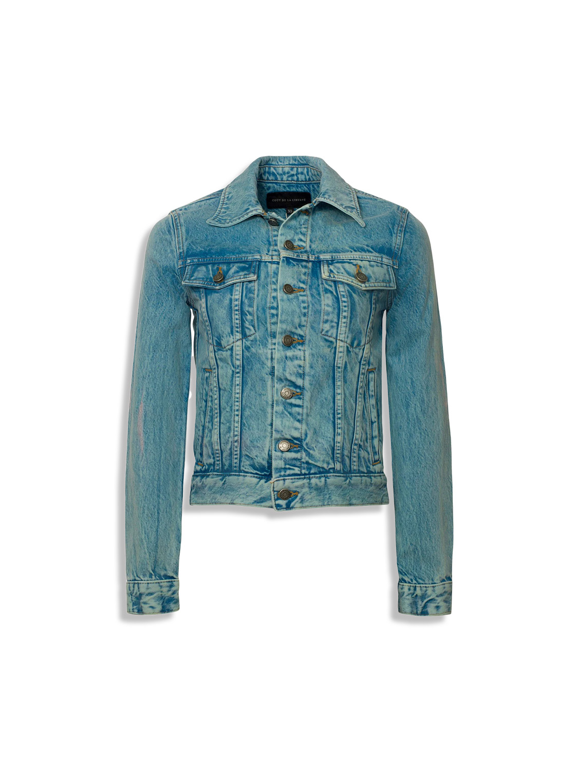 Johnny Ecrui - Denim jacket with washed out look