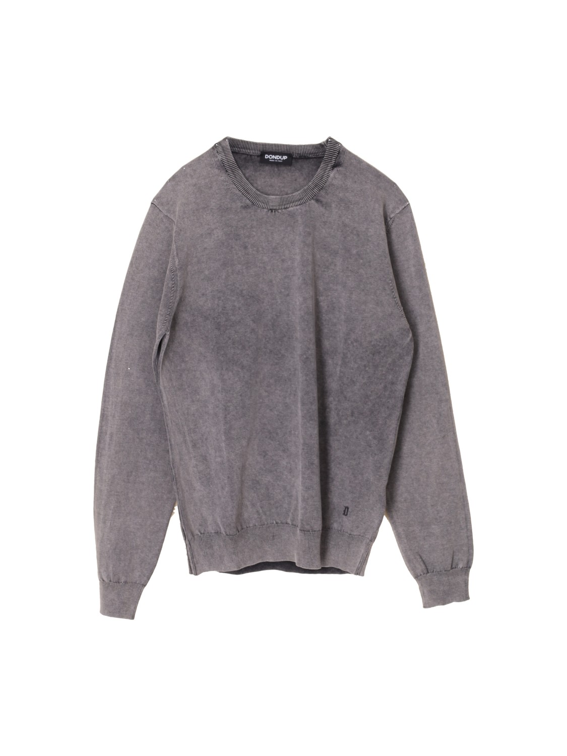 Girocollo – Leichter Baumwoll-Pullover mit Washed Effekten  