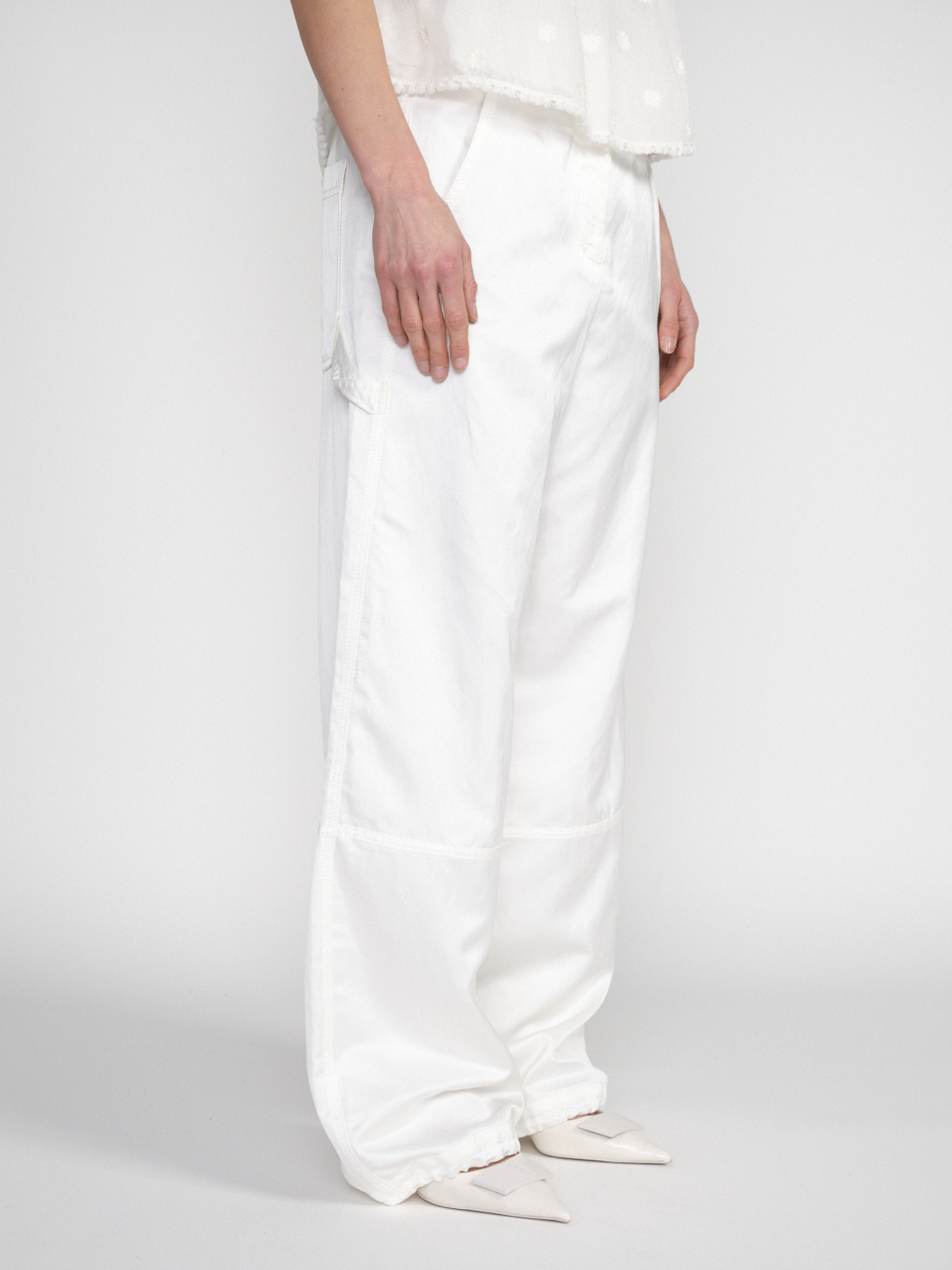 Dorothee Schumacher Slouchy coolness pants   white XS