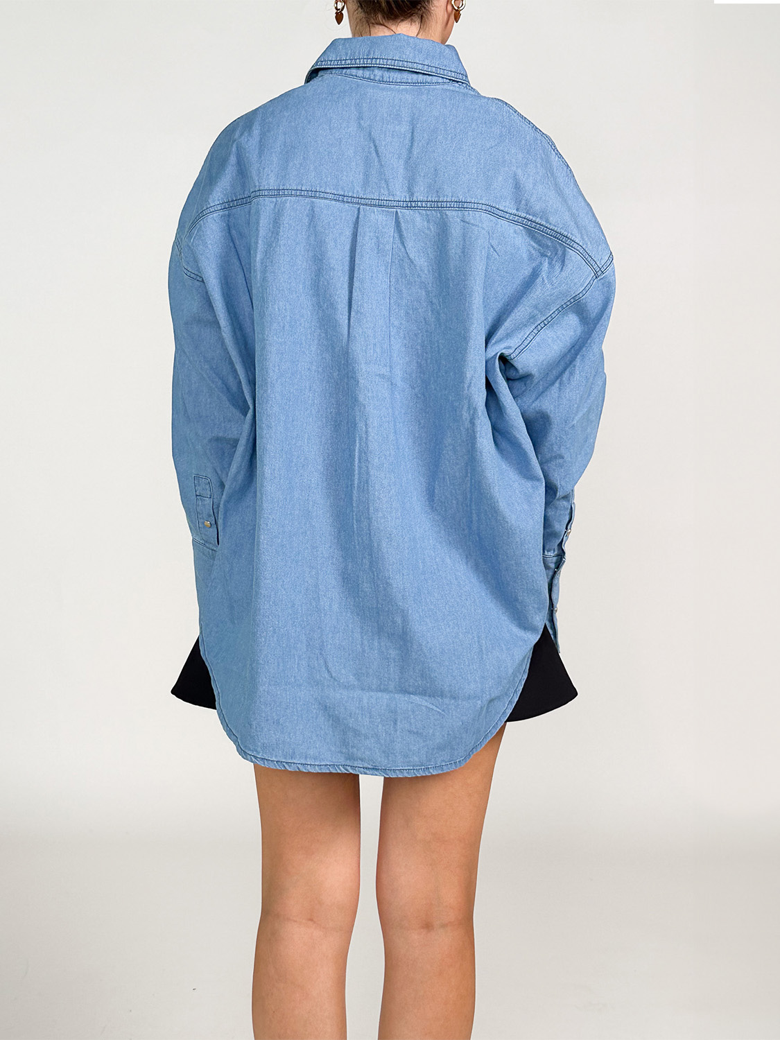 Halfboy Overshirt - Jeanshemd aus Baumwolle   hellblau S