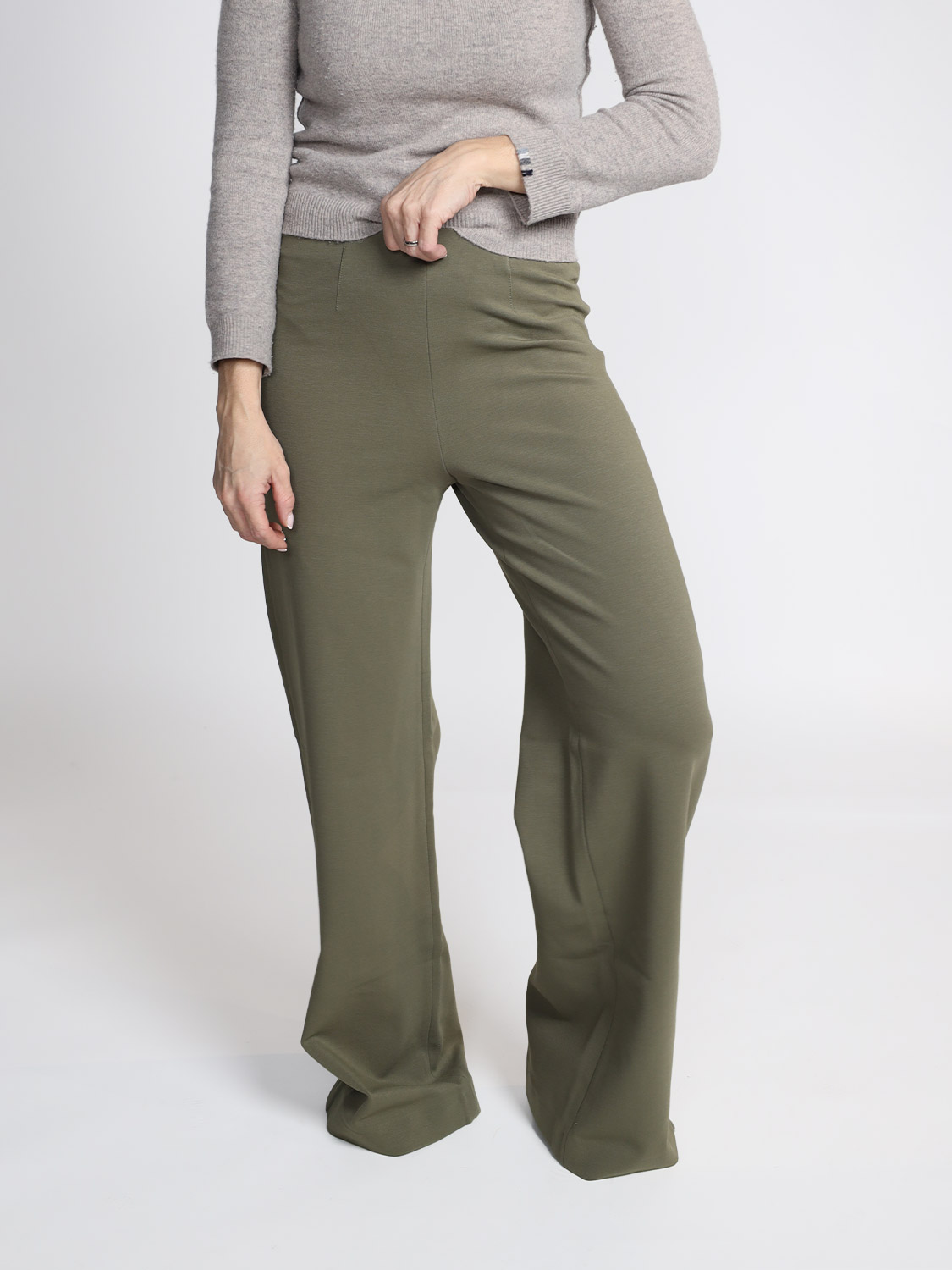 Seductive Kimberly - Pants with wide leg   khaki 40