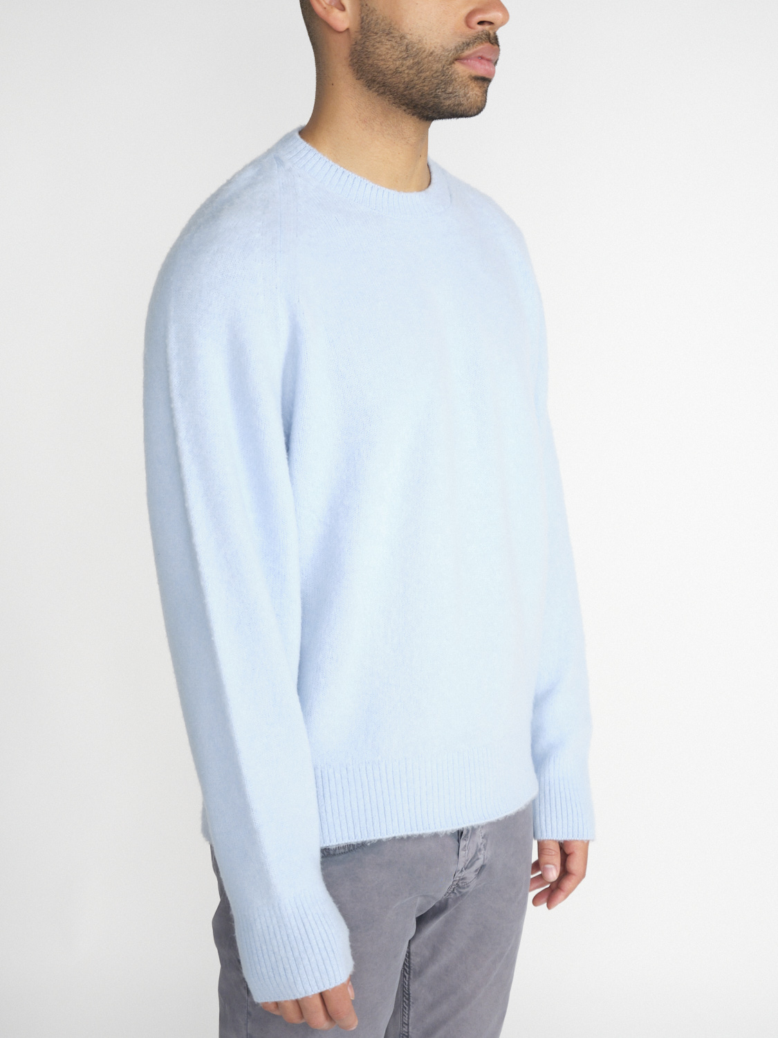 Avant Toi Extremely soft cashmere sweater  hellblau S