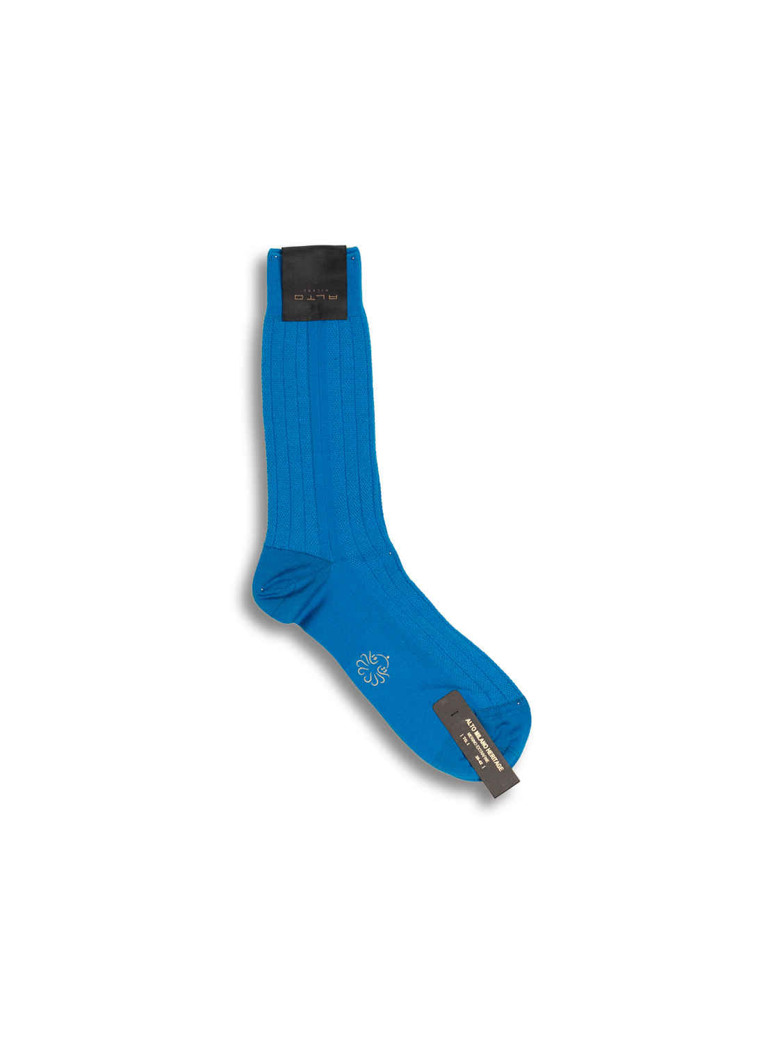 Alto Alec Uomo Corto - Socken mit bestickten Streifen blau One Size