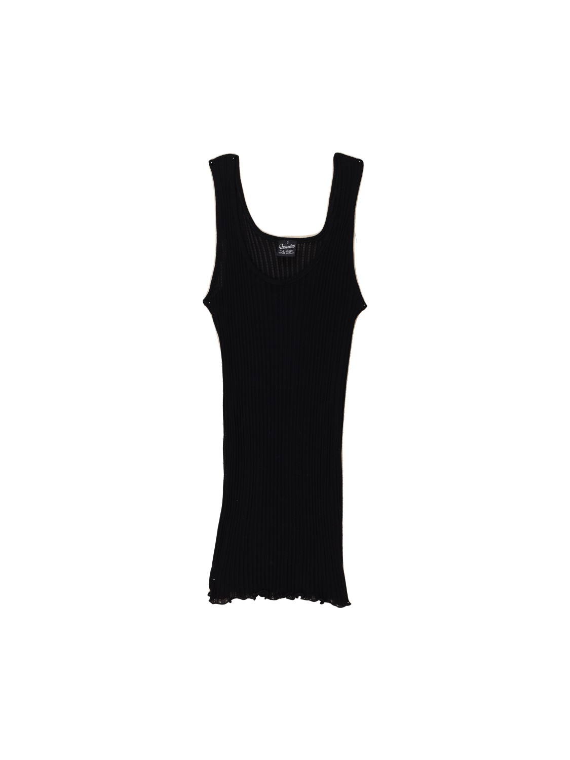 Oscalito Stretchiges Ripp-Tanktop   negro S