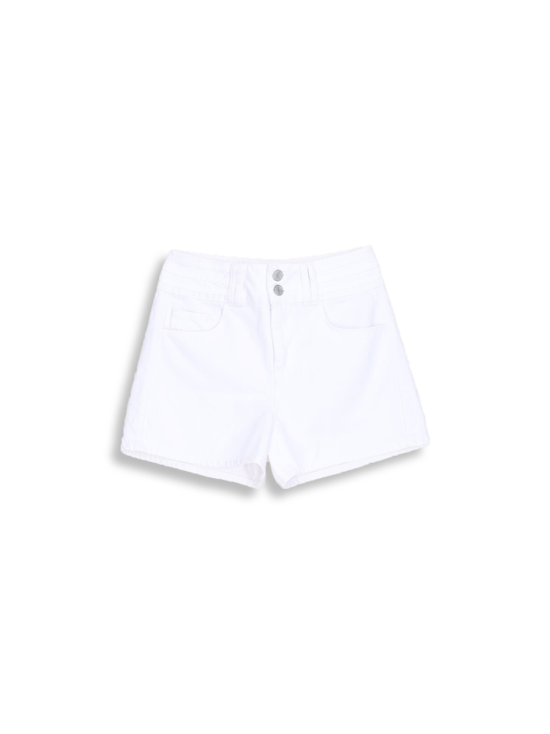 Triple Binding Short - High-waist cotton shorts