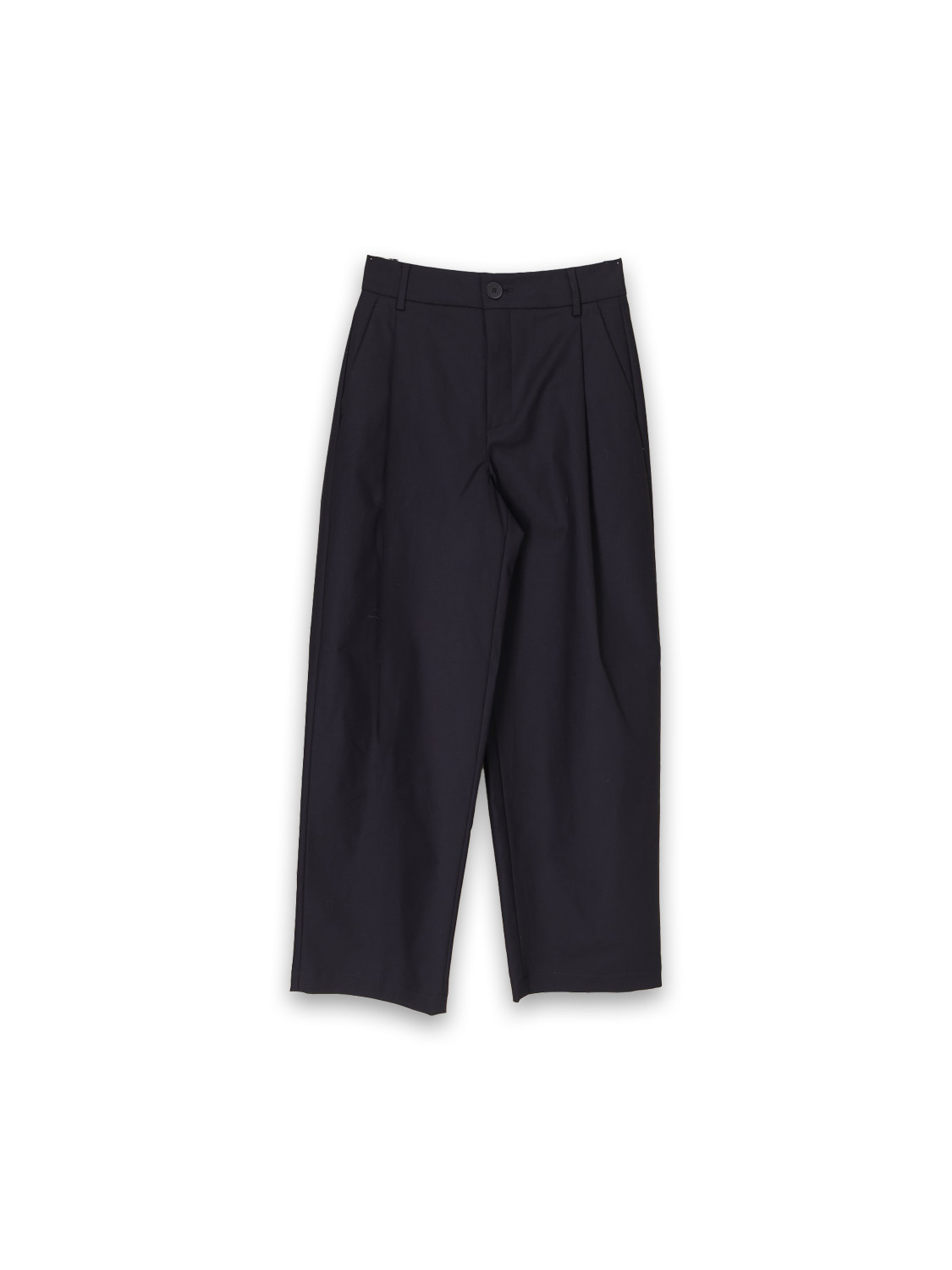 Rossi Robin – Straight-Leg Hose aus Baumwollsatin marine XS