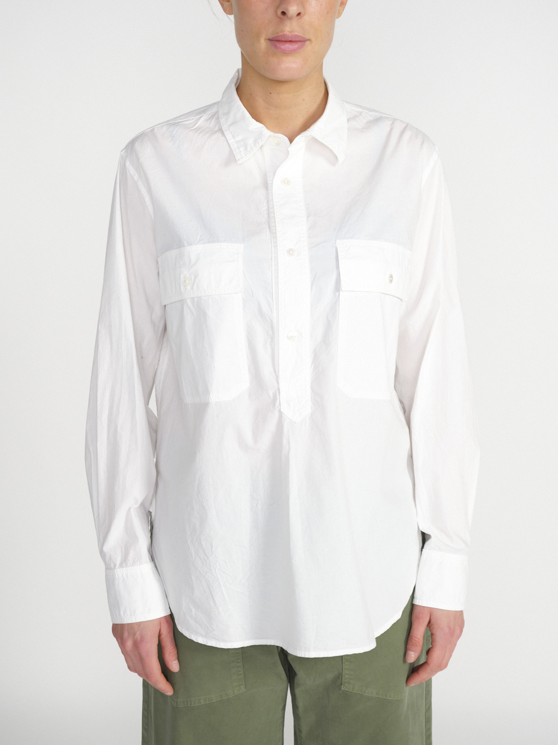 Shae Shirt – Oversized Baumwoll-Bluse  