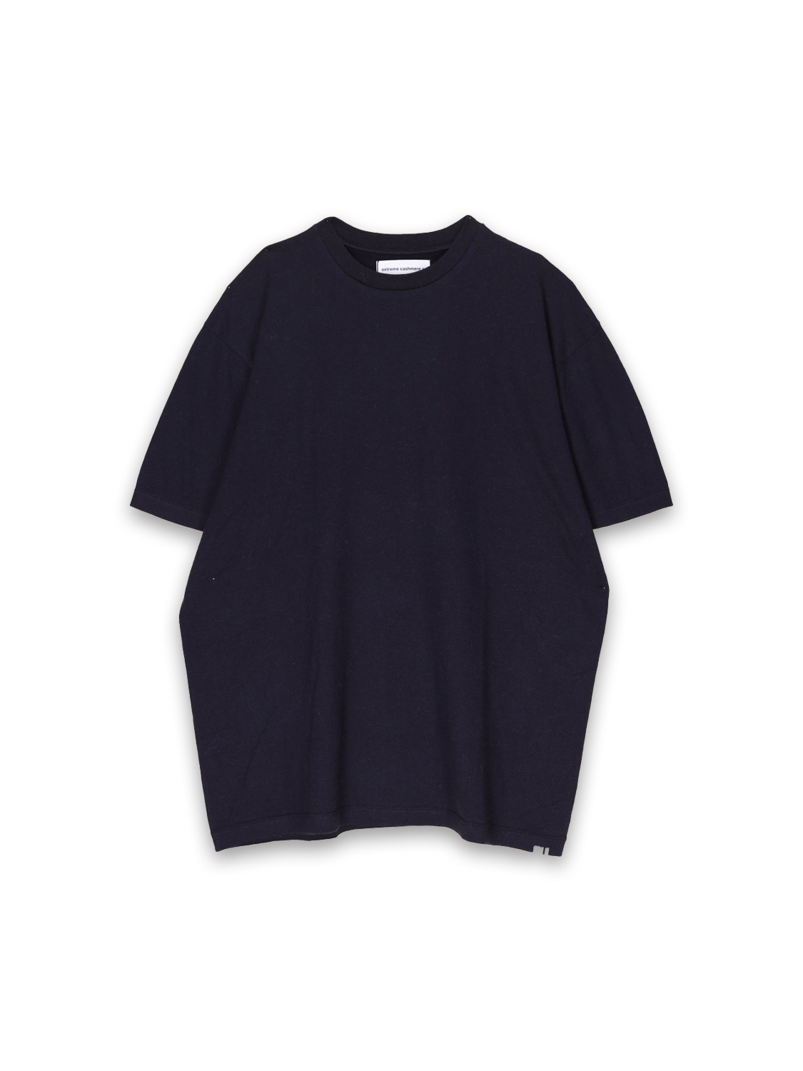 Extreme Cashmere Rik – T-shirt made from a cotton-cashmere mix  marine One Size