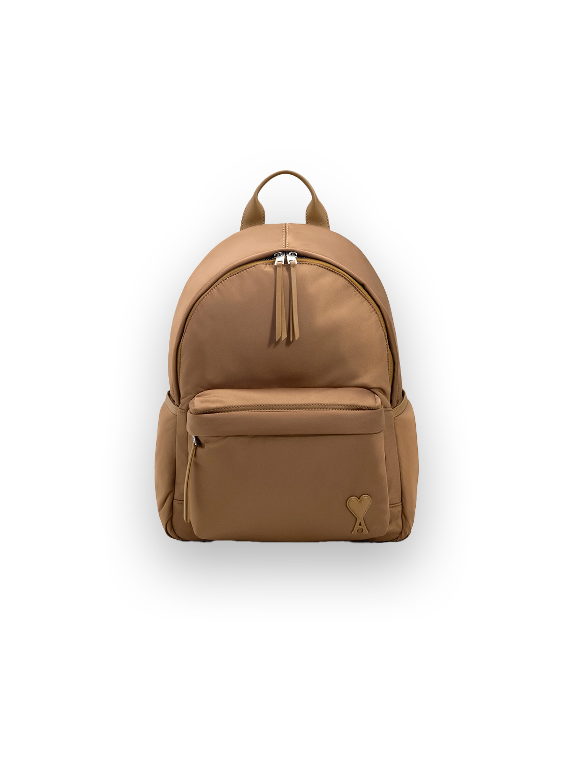 Ami Paris Black nylon canvas backpack brown One Size Ami Paris Black nylon canvas backpack brown One Size