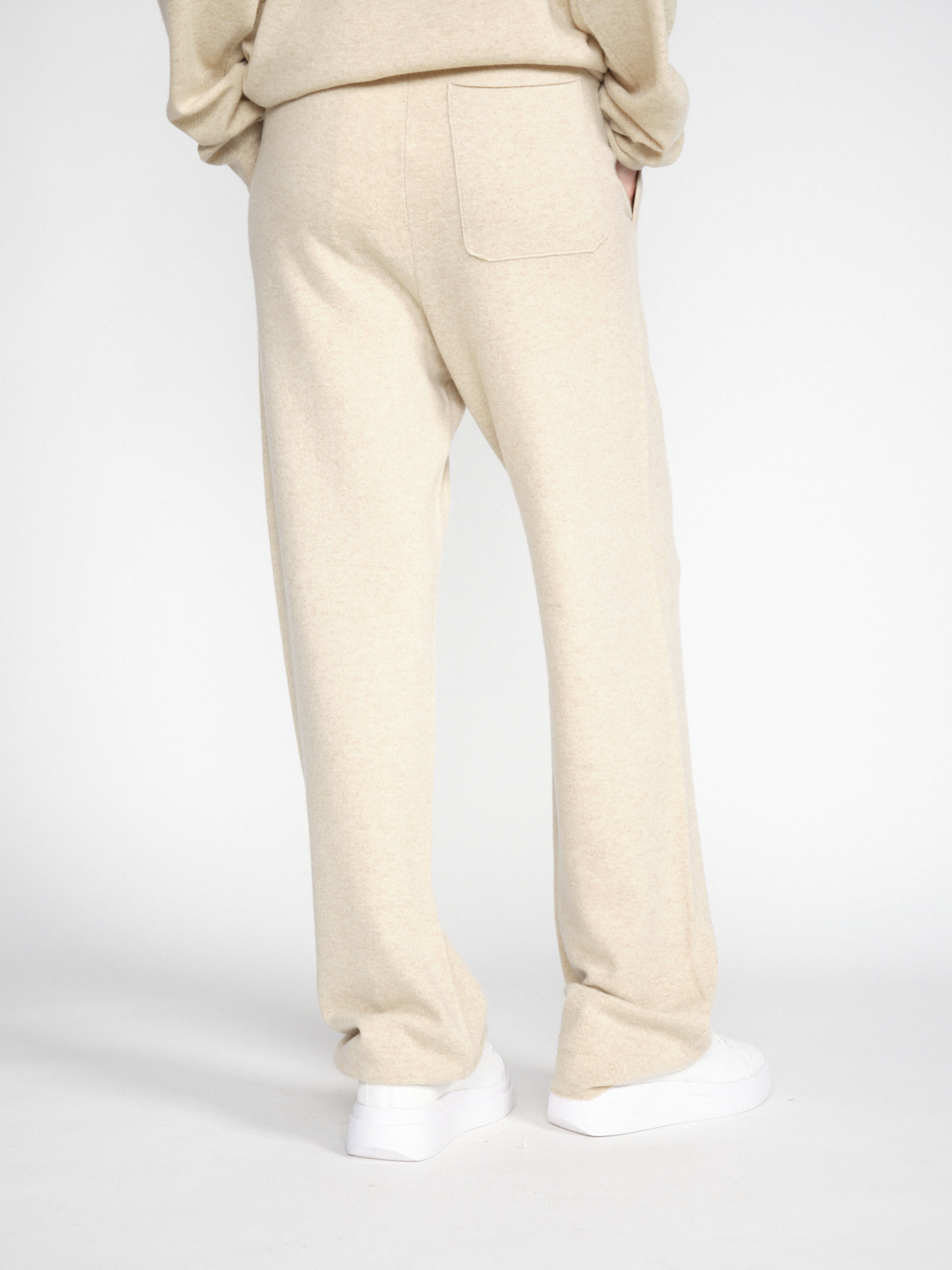 Extreme Cashmere N° 320 Rush - Pantalones de cachemira   beige Talla única