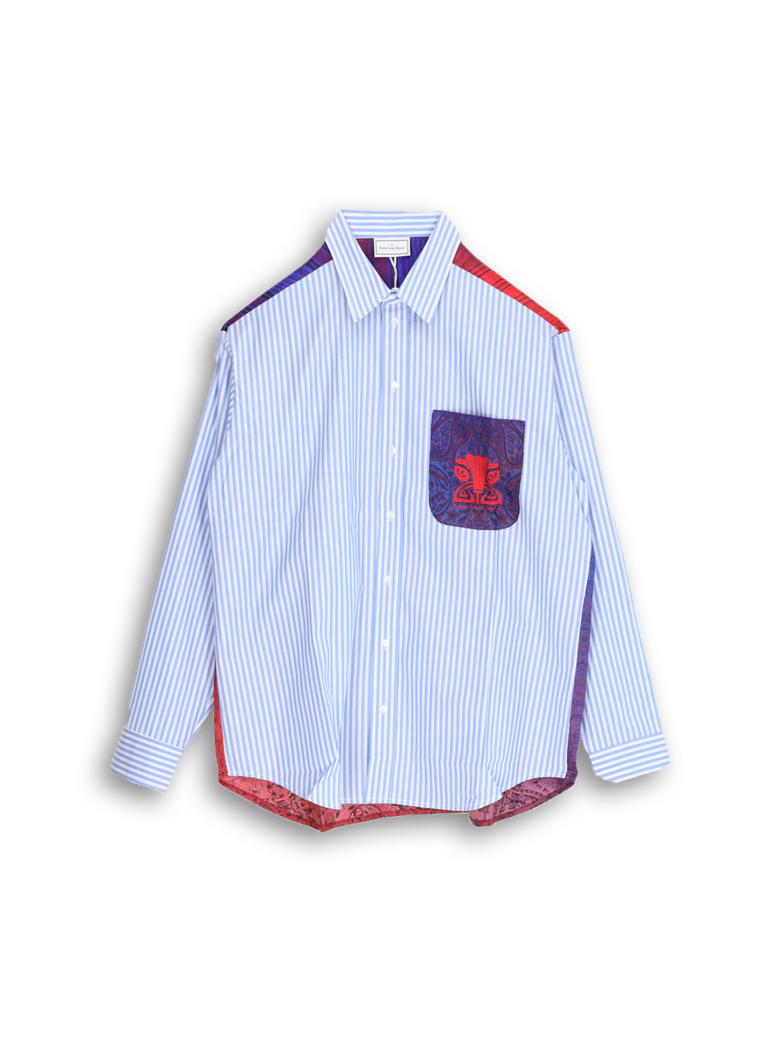 Alokam - Cotton-silk blend shirt blouse