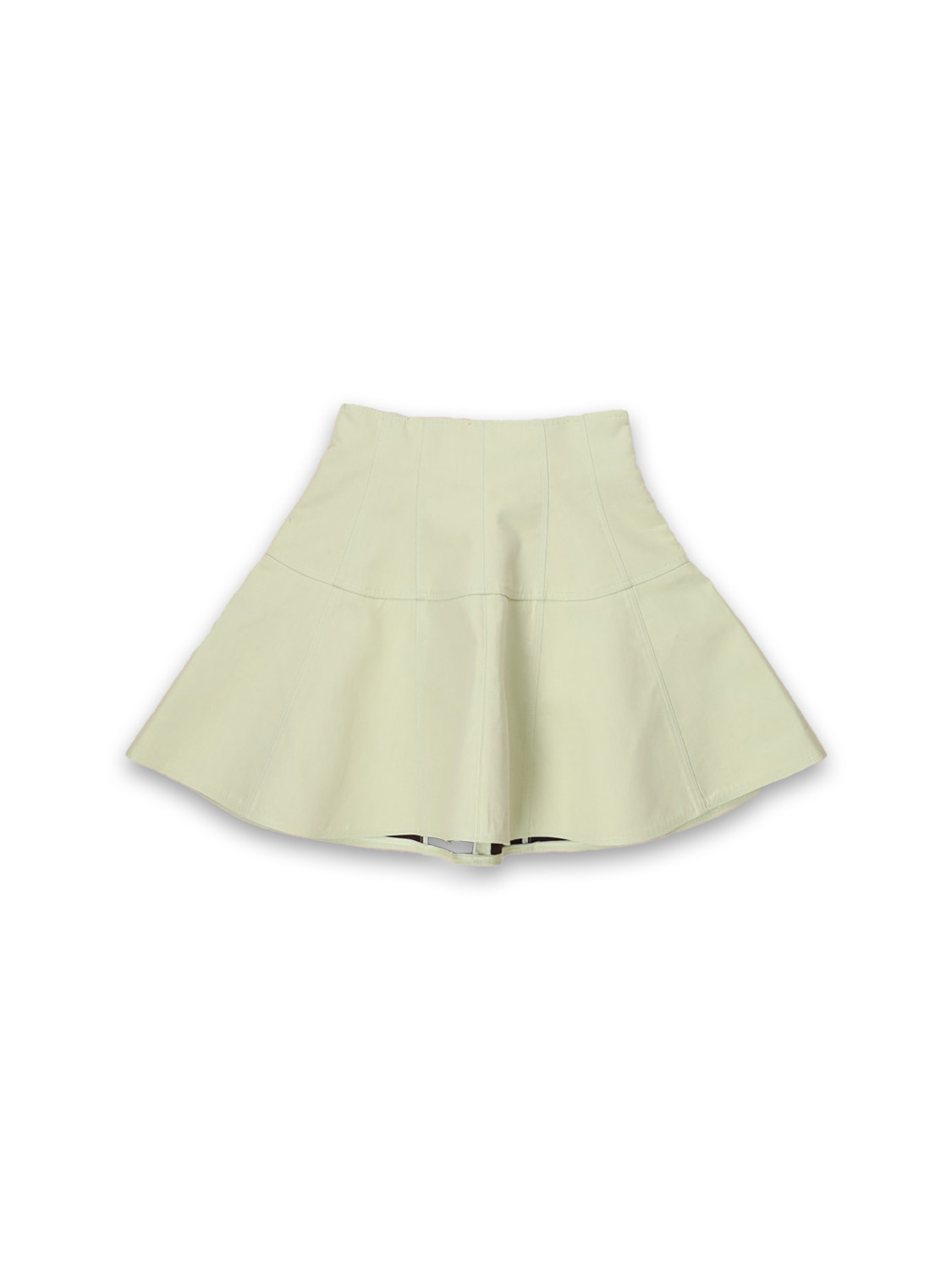 Kiara - flared cotton mini skirt 
