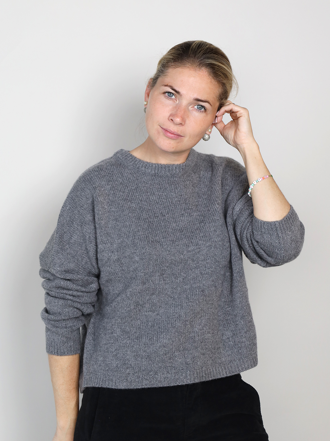 Van Kukil Cashmere sweater anthrazit L