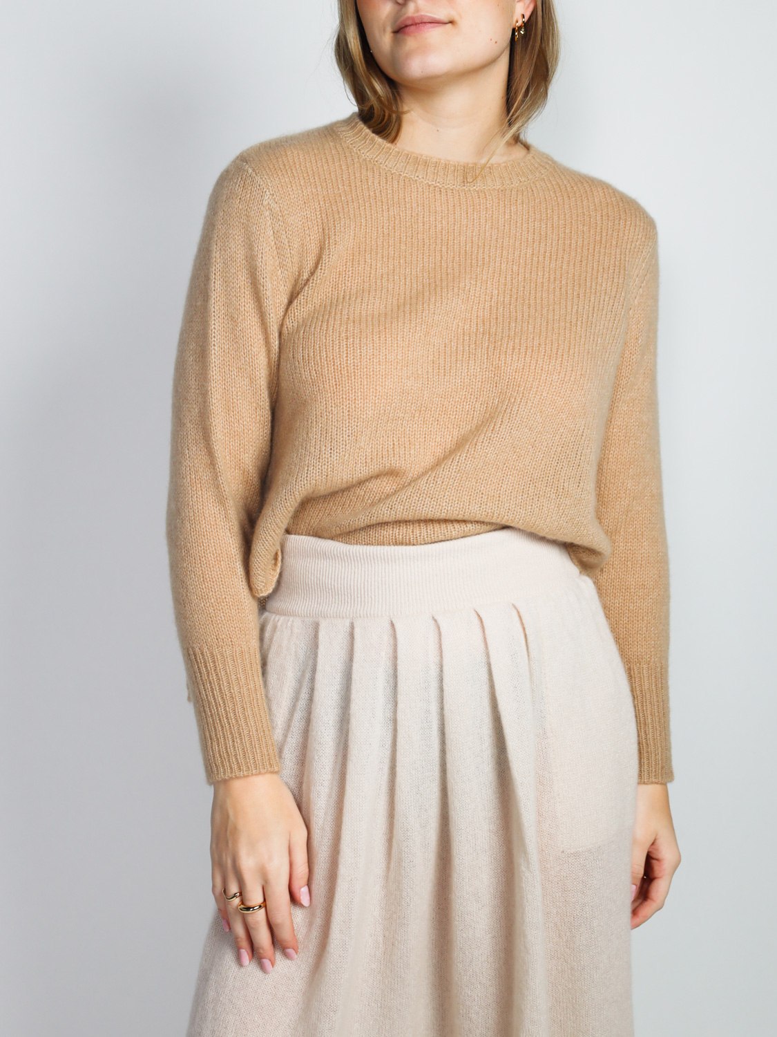 LU Ren Maicon – Cashmere sweater  camel XS