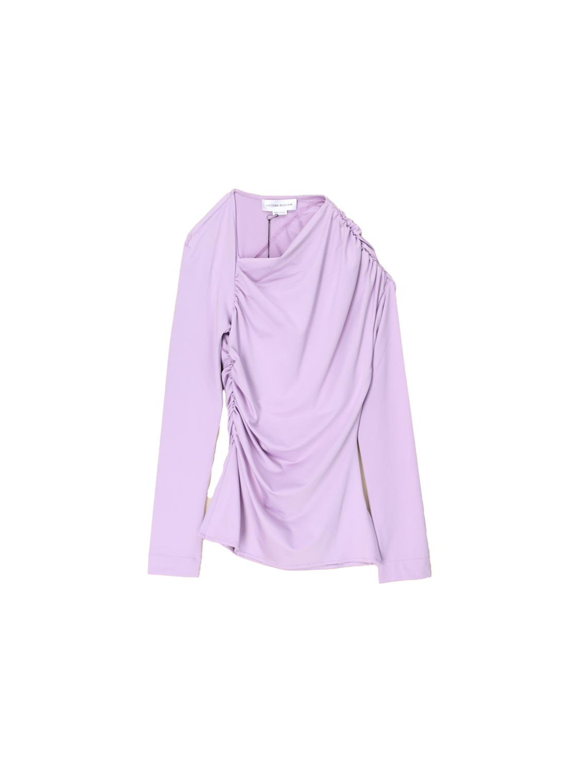 Asymmetrical blouse with ruffles 