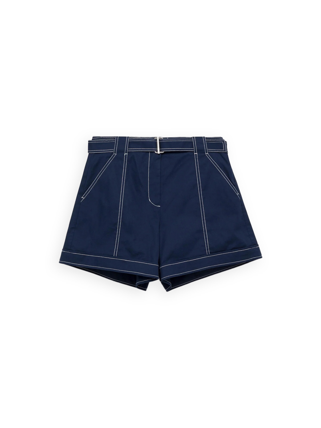 Simkhai Lourie – shorts with white sewing detail  blue 36