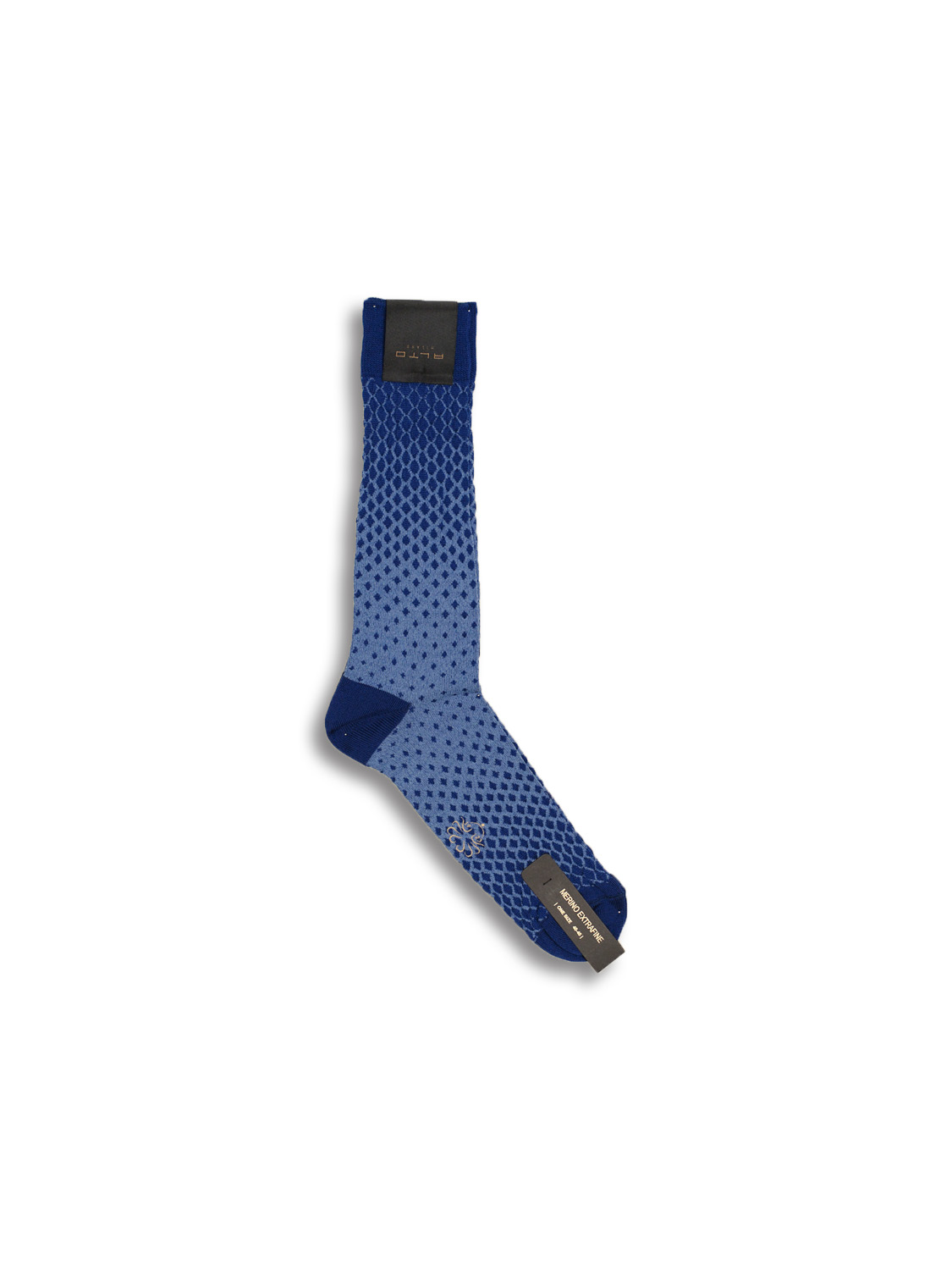 Ginko Uomo Corto - Socks with embroidery pattern 
