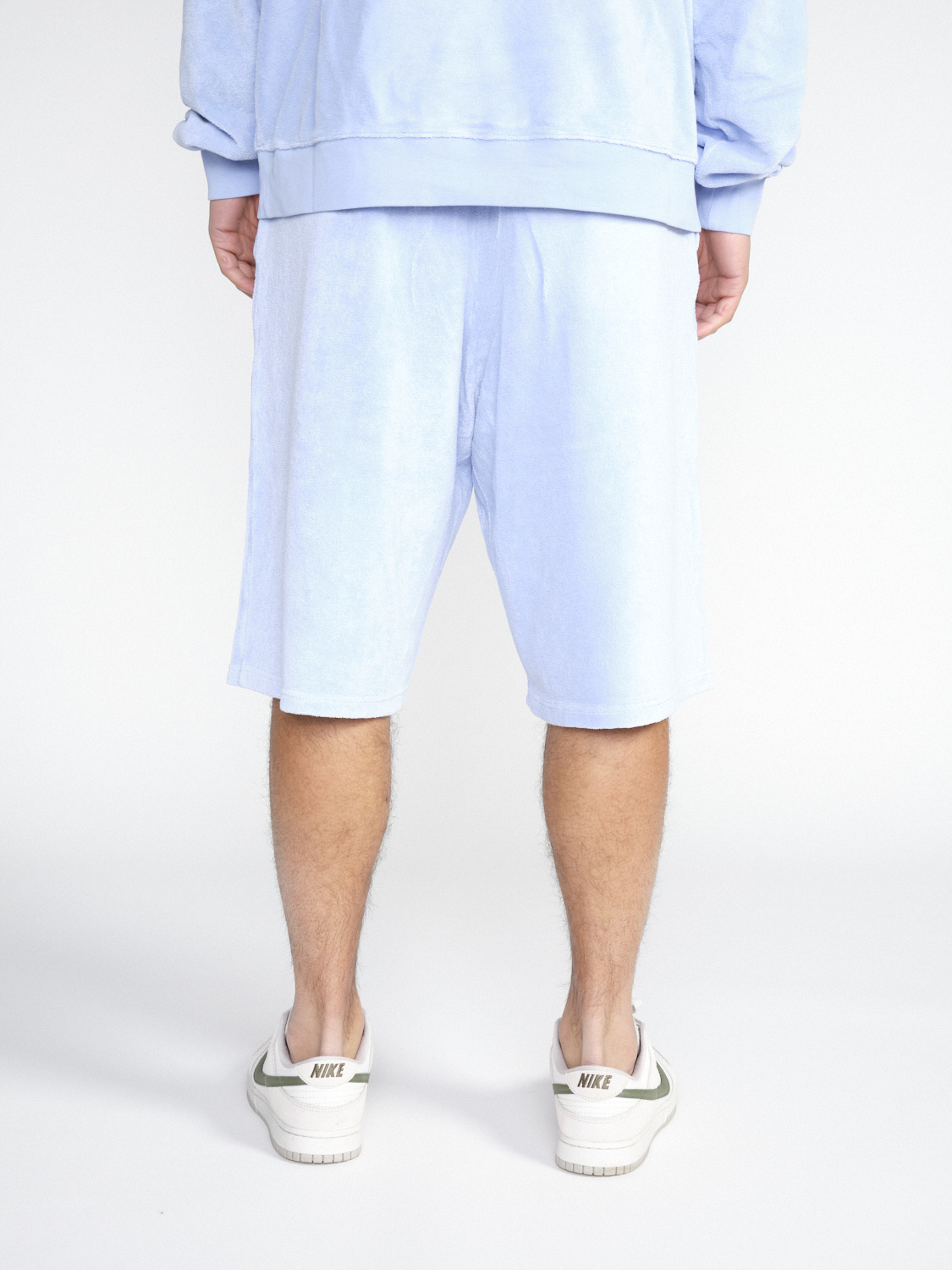 Martine Rose Classic terrycloth shorts in cotton blend  blue XS