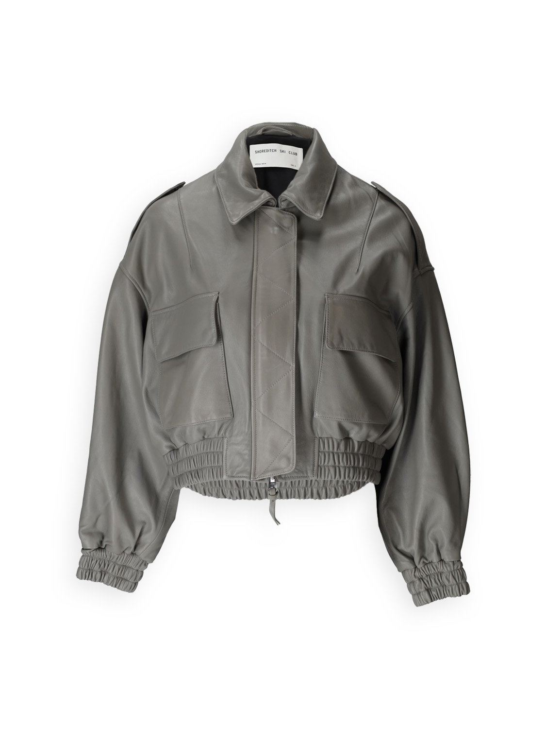Rhian - Sheepskin leather bomber jacket 
