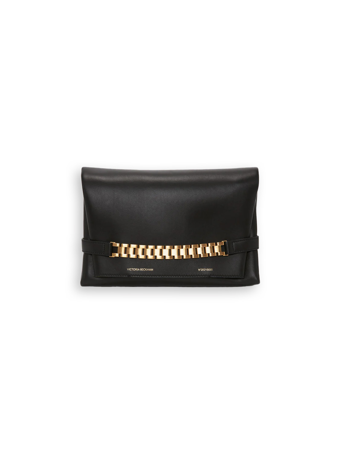 Victoria Beckham Chain Pouch Bag - Sac de transport en cuir bleu Taille unique