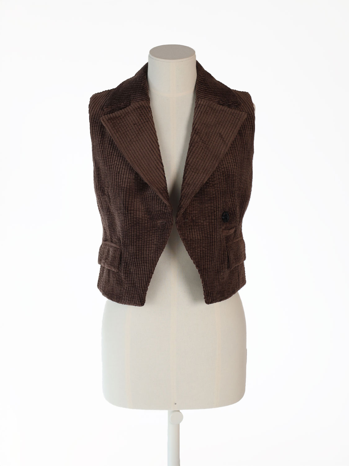 Corduroy vest