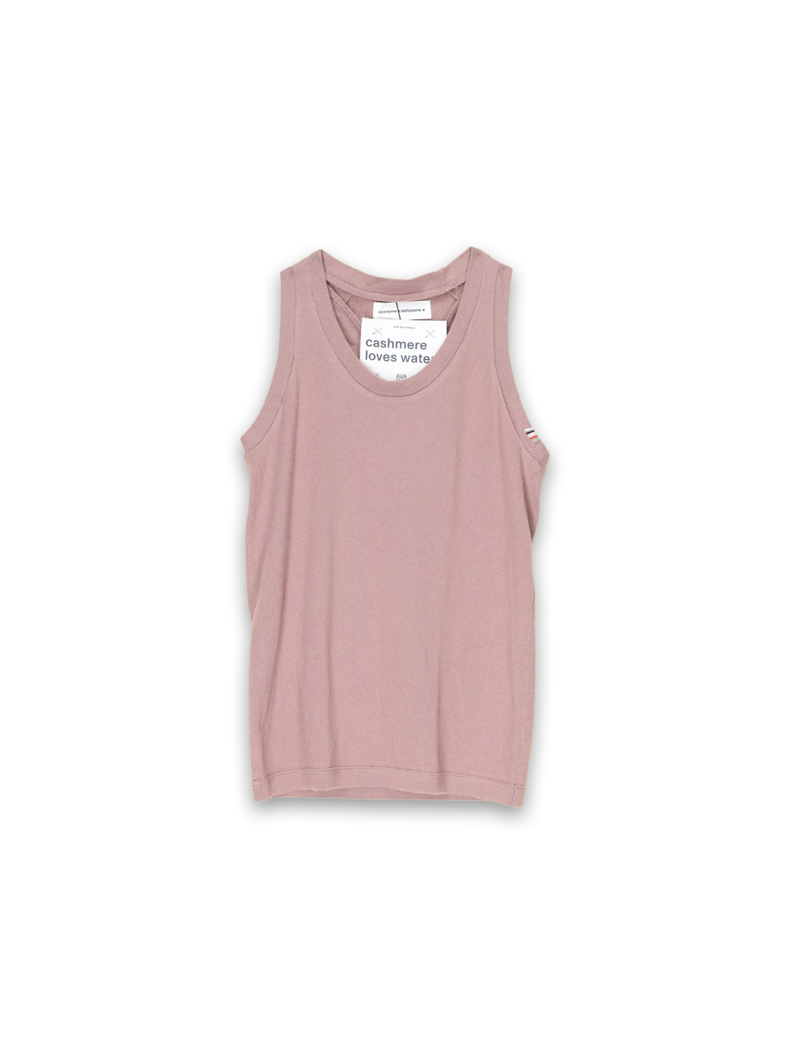 Vest – top made from a cotton-cashmere mix 