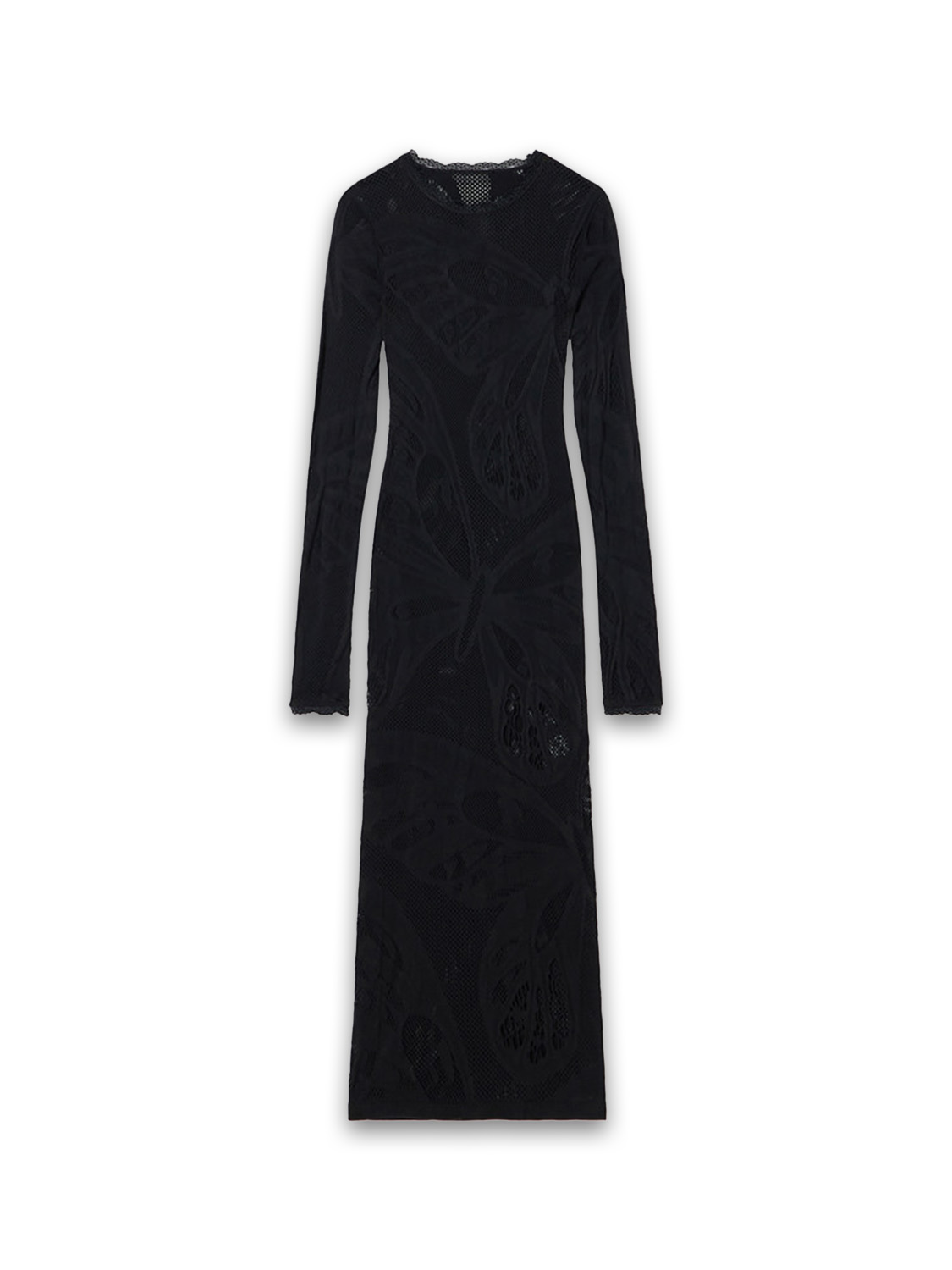 Blumarine Midi-Kleid aus Jacquard-Strick   schwarz XS/S