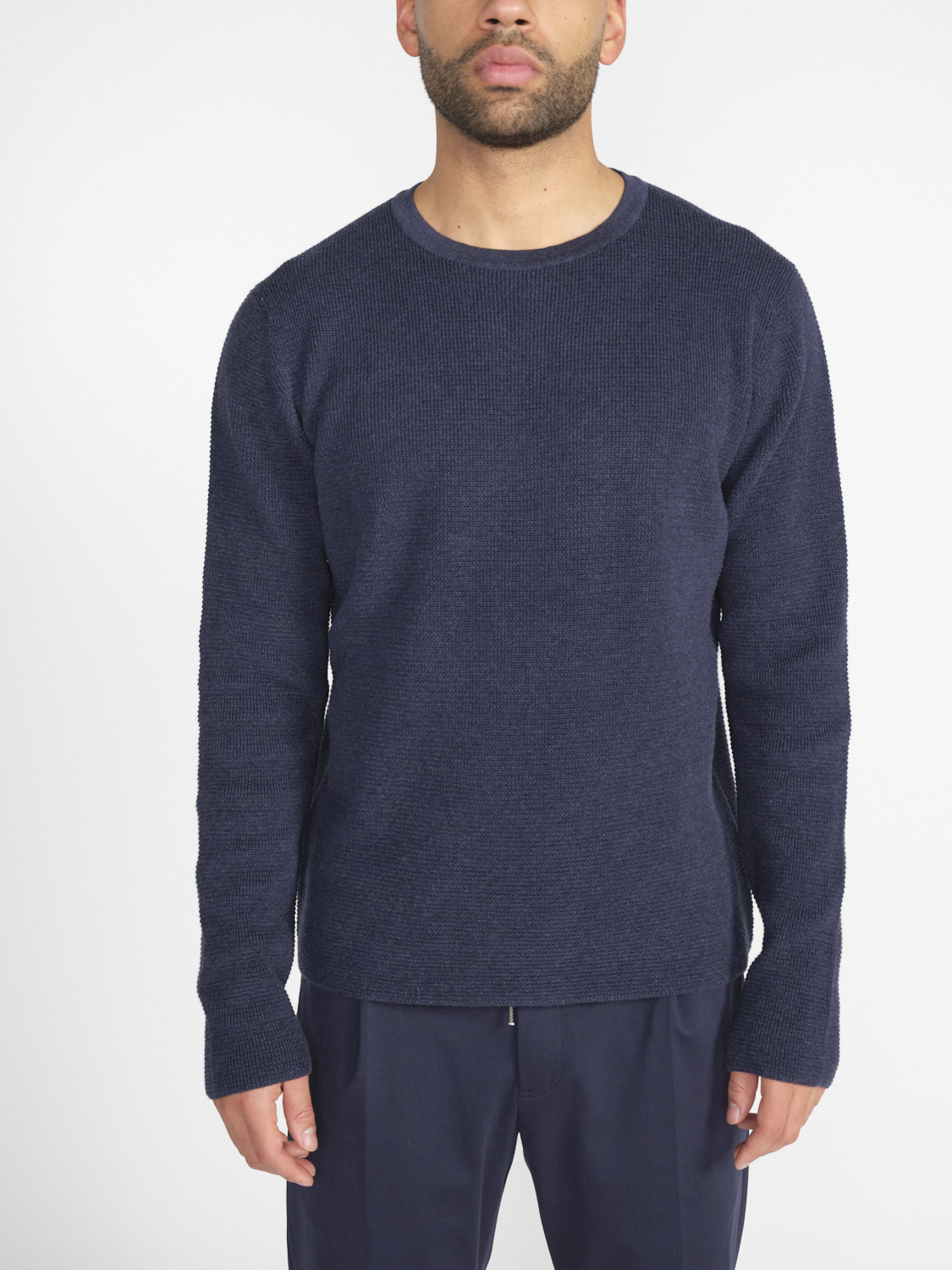 Iris von Arnim Primo – Baumwoll-Pullover   marine L