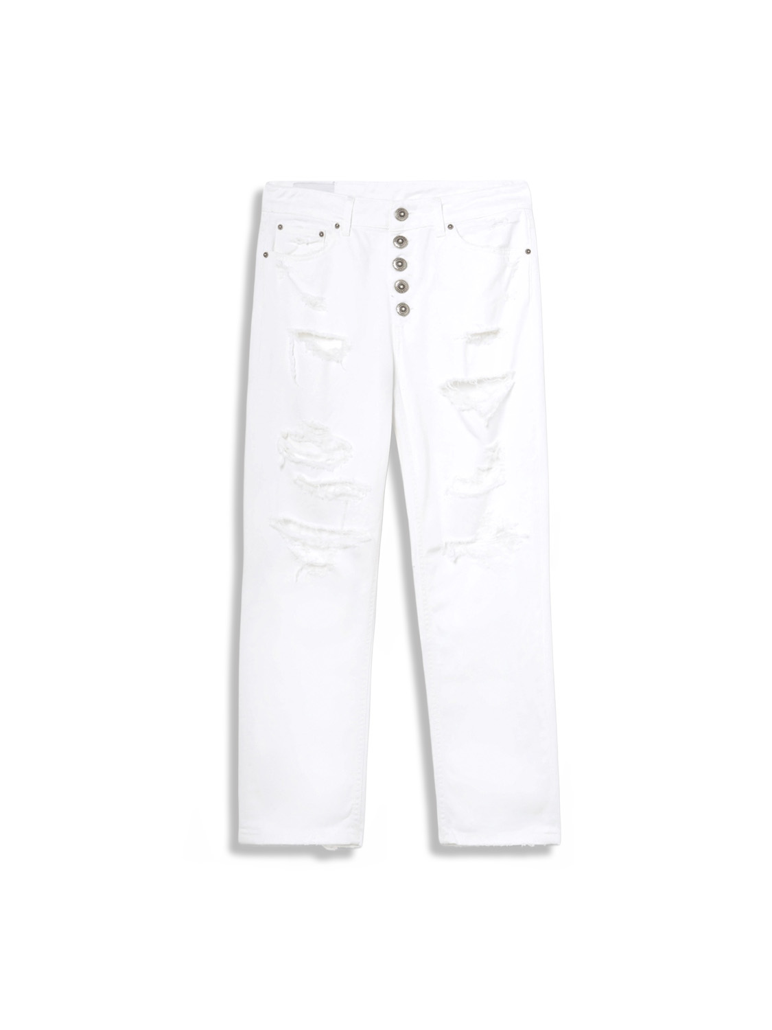 George skinny fit jeans with narrow leg and destroyed details