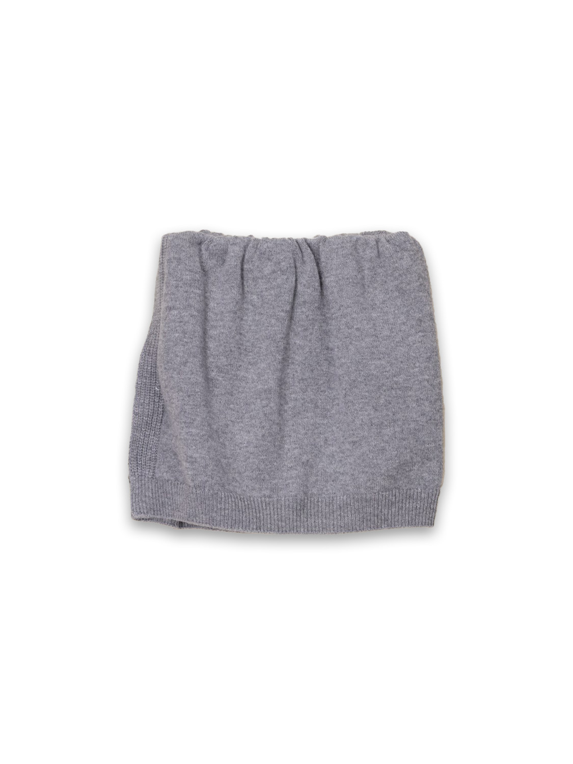 SA SU PHI  Cash – Cashmere mini skirt  hellgrau 34