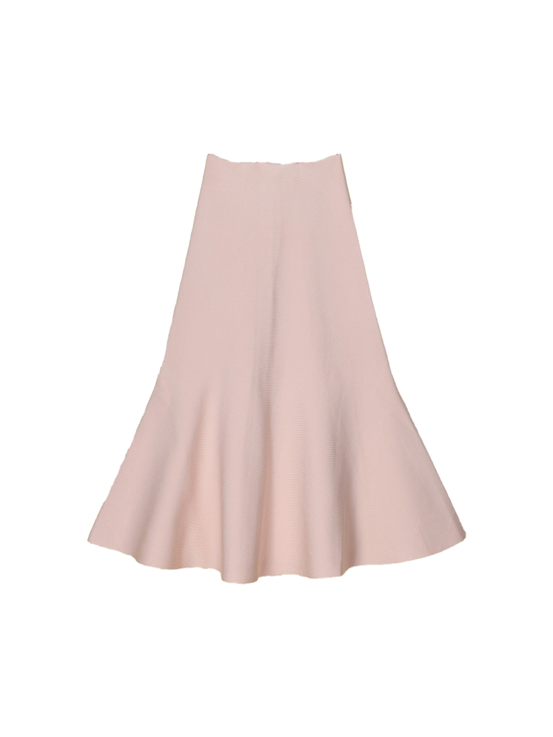 Flared skirt - stretchy A-line skirt with a flared hemline 