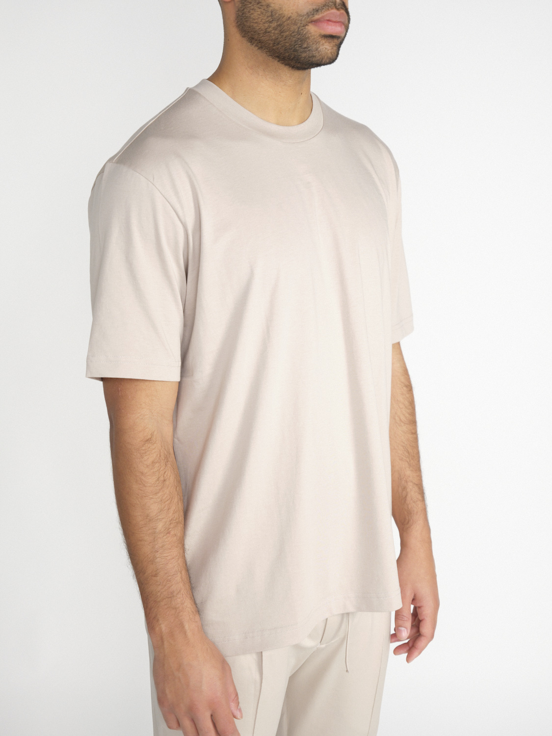 Stefan Brandt Eli 30 – cotton shirt  beige M